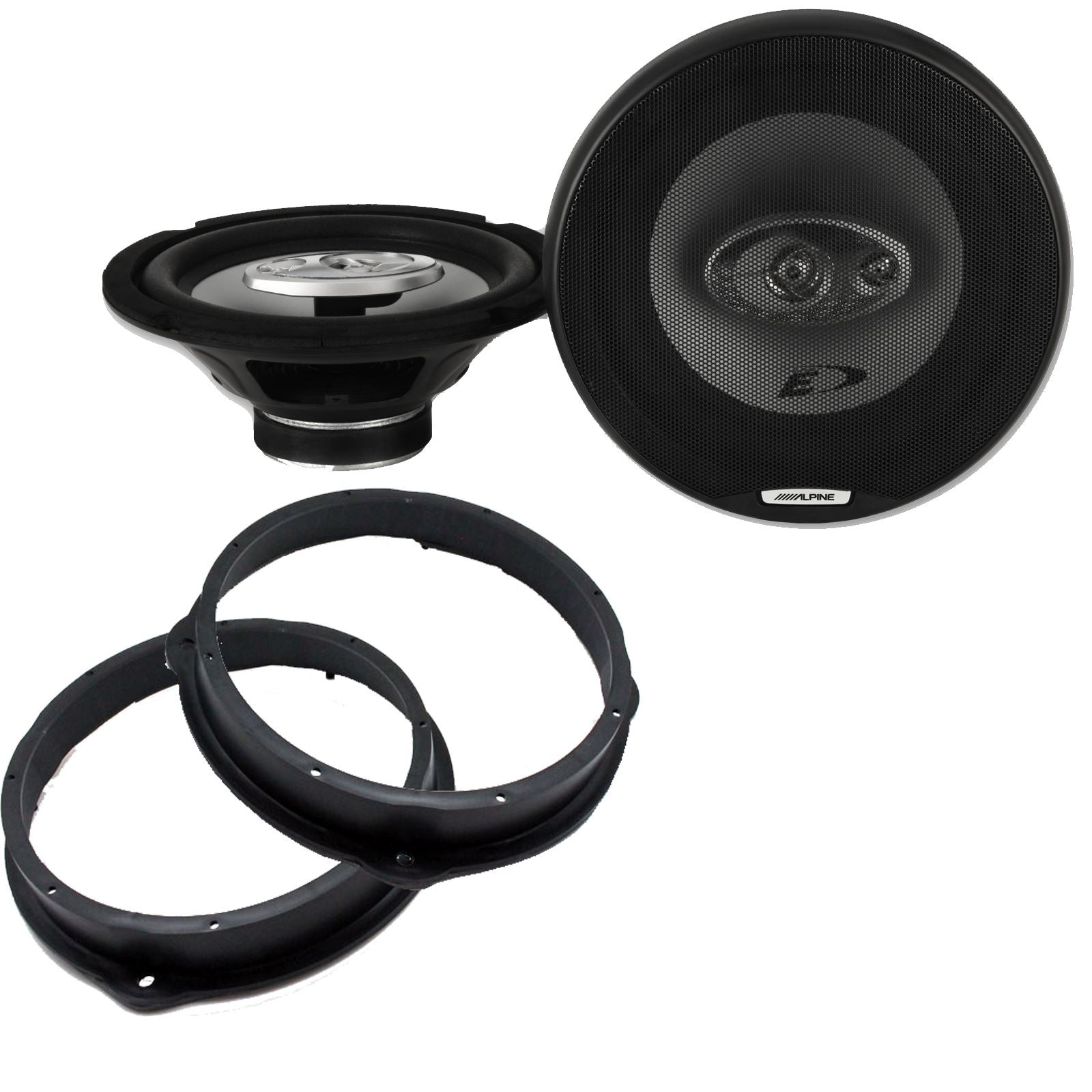 Alpine SXE-2035S 8" 8inch Speakers 560w 200mm/20cm Fits Audi A3 2012-21 | Q5 13-17