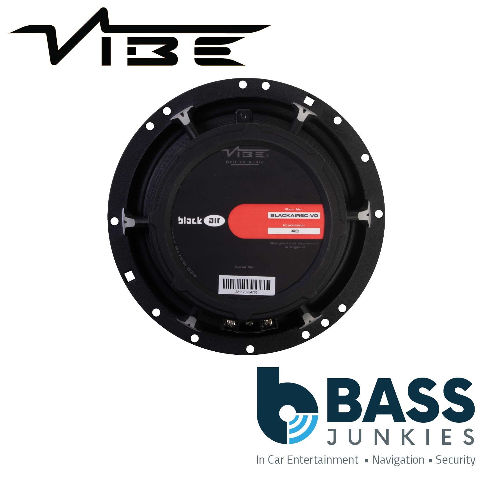 VIBE BLACKAIR6C-V0 6.5" 4Ohm 420W Peak Power Car Audio Component Speakers