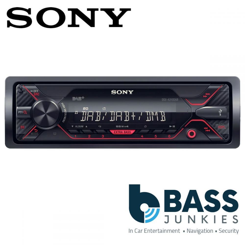 Sony DSX-A310DAB Mechless DAB USB AUX Car Stereo Radio Media Player
