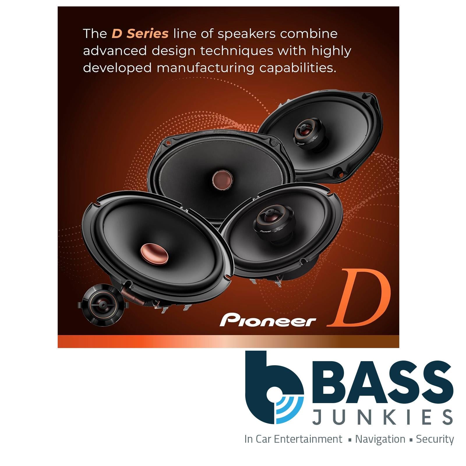 Pioneer TS-D65F 6.5" 2-Way Coaxial 540 Watts a Pair 4 Ohm Car Door Speakers