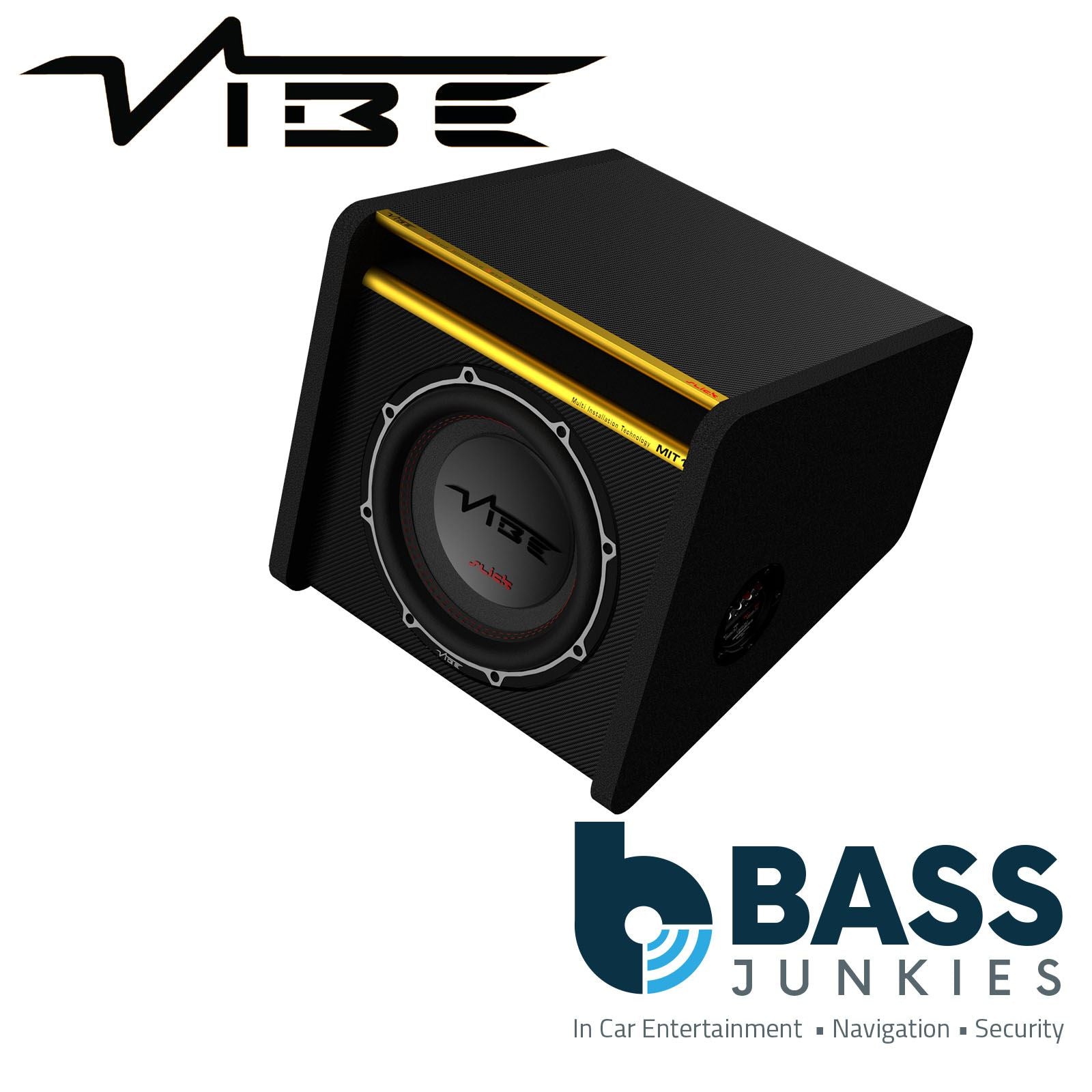 Vibe SLICKMIT12-V3 12 inch Car Sub Bass Passive Enclosure 500W 1500W Max Power