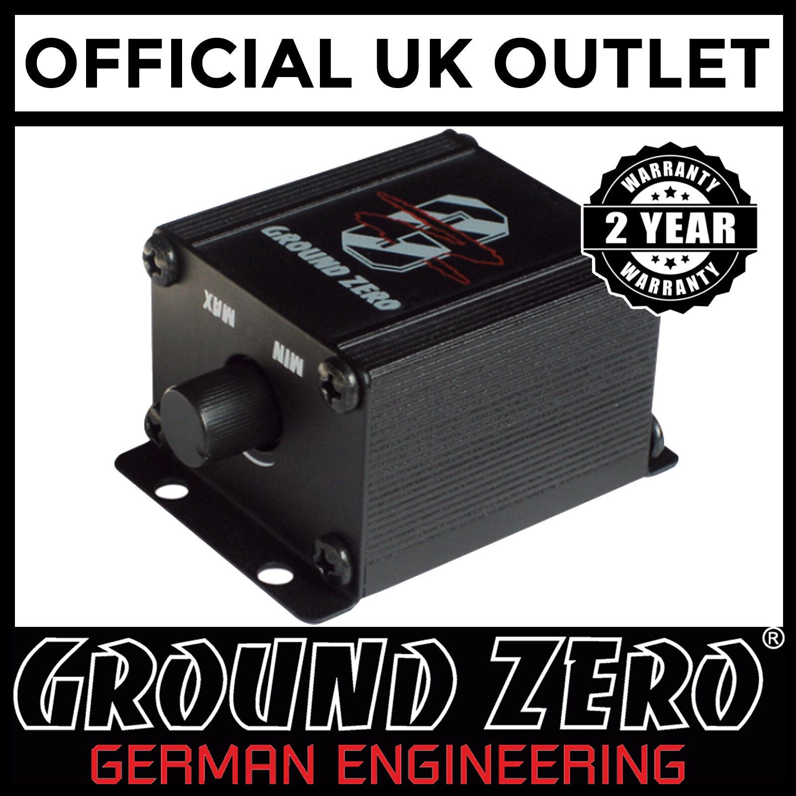 Ground Zero GZPA 1.10K-HCX - Class D Monoblock 10,500 Watts 1-Ohm Stable Car Amp Amplifier