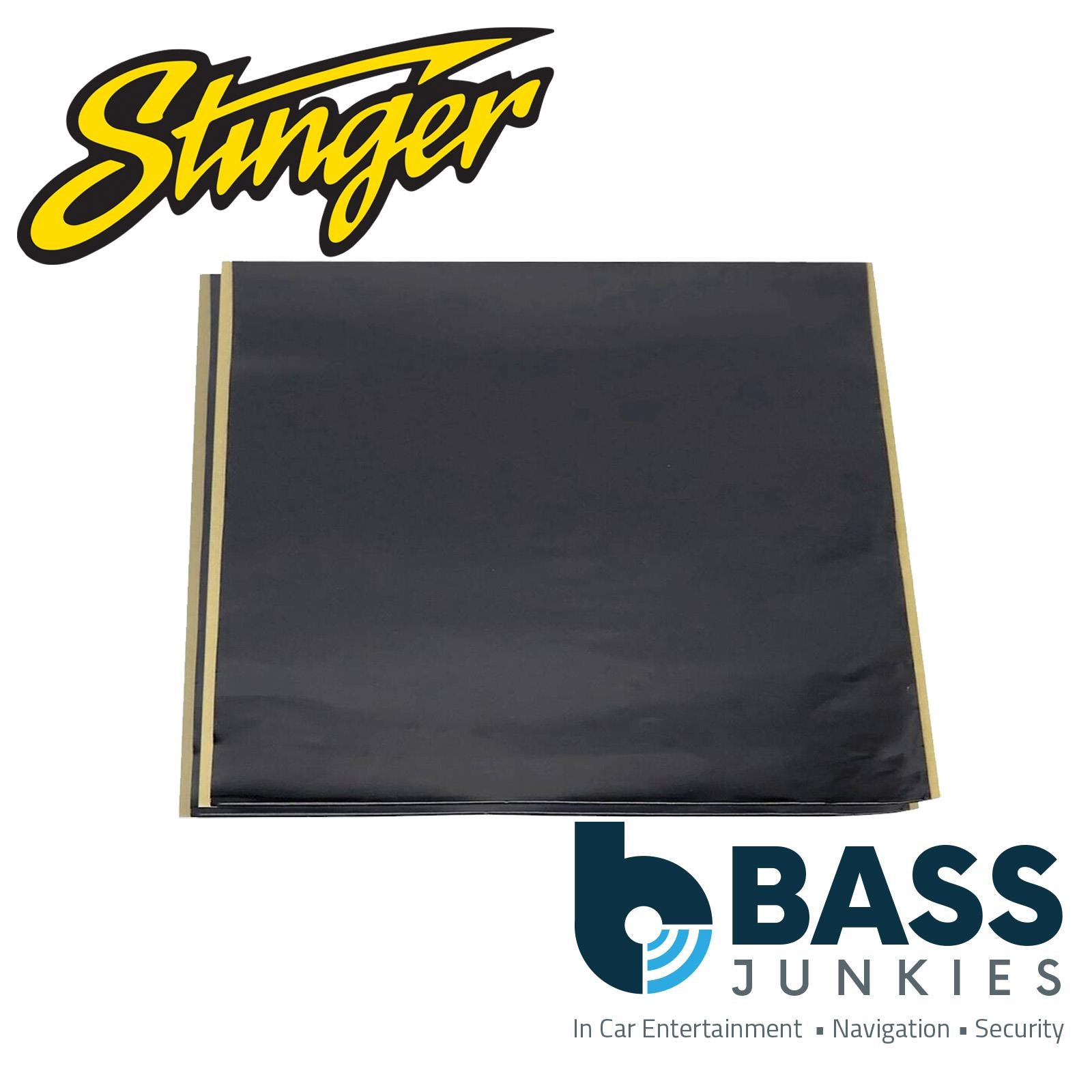 Stinger Roadkill RKSTSK 1.7 Sq Feet Stealth Black Sound Deadening Car Speaker Kit