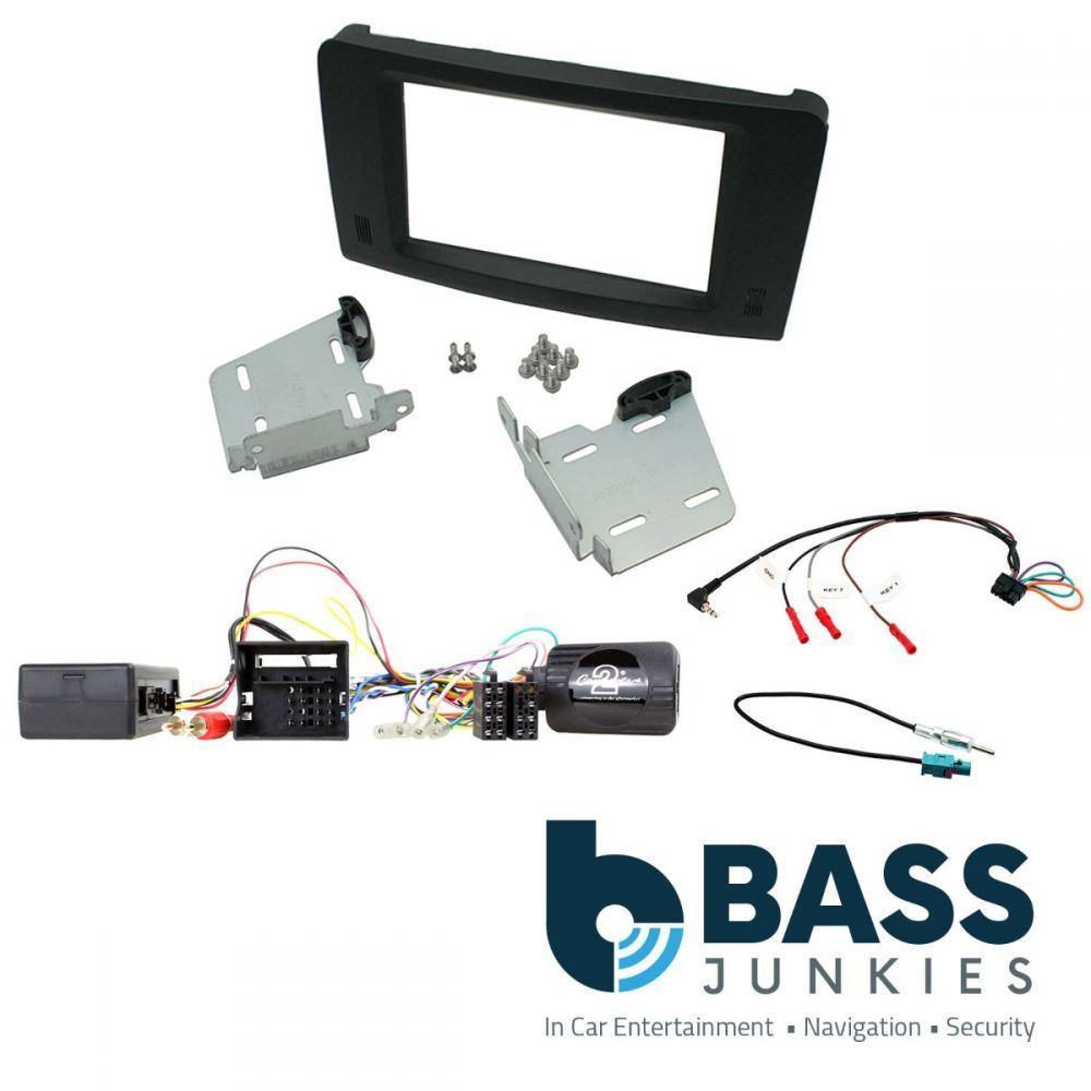 Connects2 CTKMB22 - Mercedes ML 2005-2011 Double Din Fascia Installation Kit