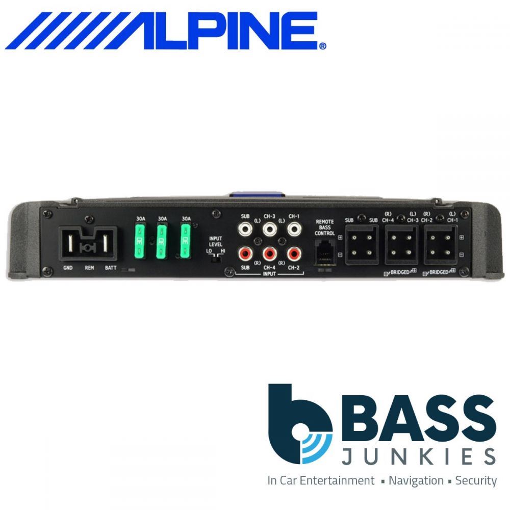 Alpine X-A90V 4 Channel Mono Power 1800 Watts Car Stereo Amp Amplifier