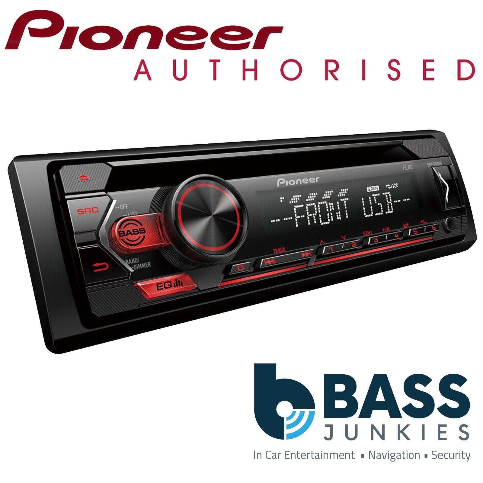 Pioneer MVH-S120UBA Mechless MP3 Aux USB iPod iPhone Android Car Stereo