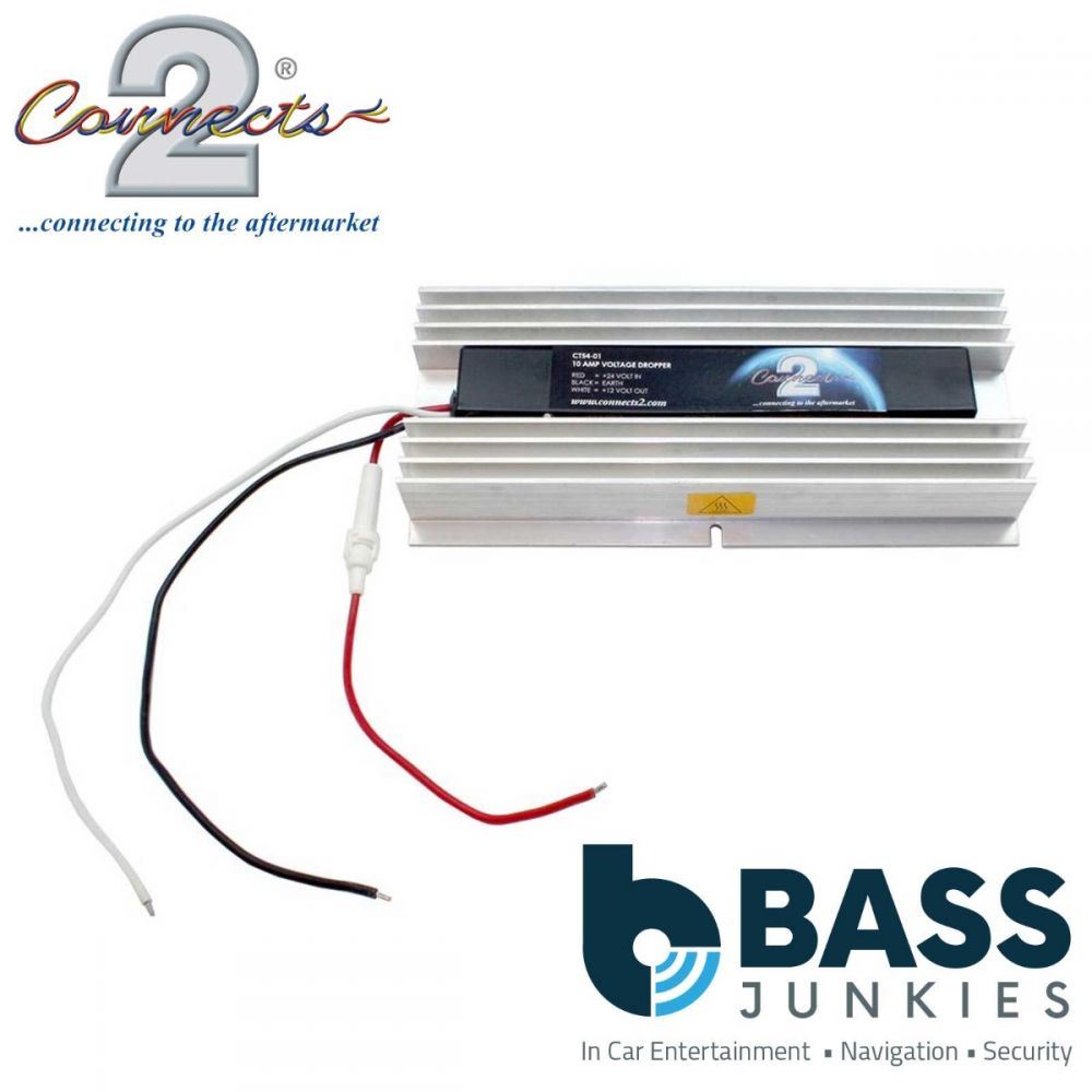 Connects2 CT54-01 - 10 Amp 24V To 12V Voltage Dropper For Commercial Vehicles