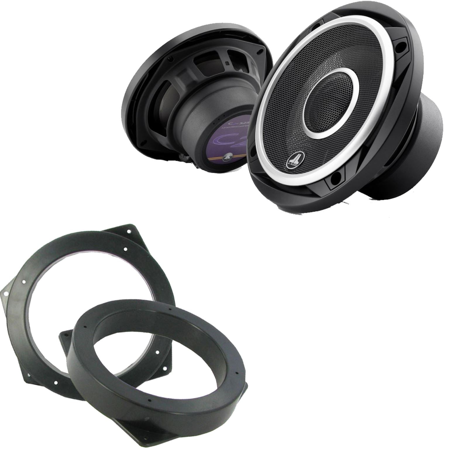 JL Audio C2-525X 2-Way 130mm/13cm/5.25" Coaxial Speakers (Per Pair 450 Watts) Fits BMW Mini 2001-06 | 3-Series 01-04