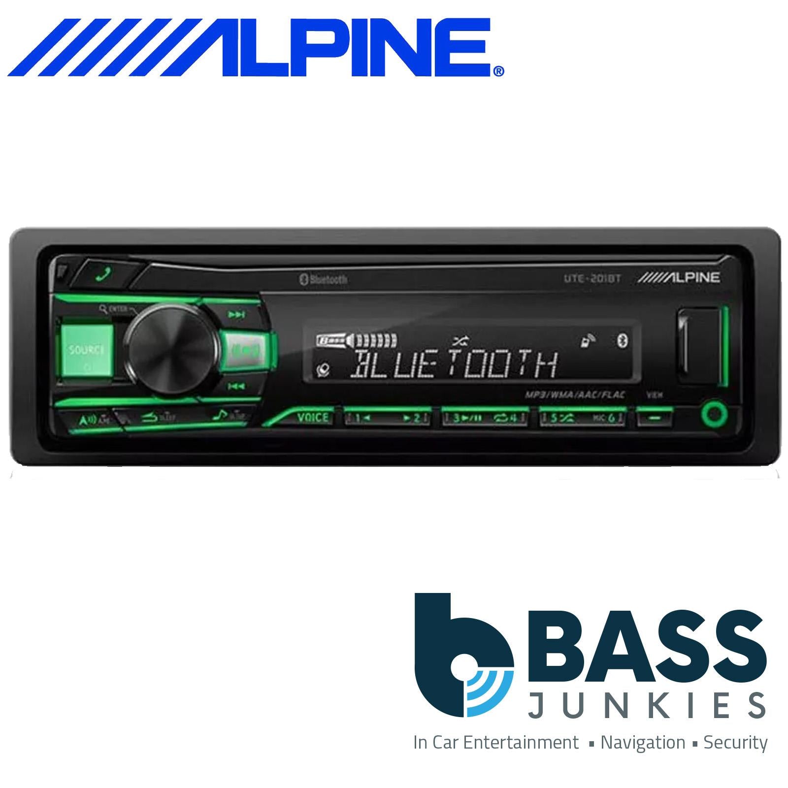 Alpine UTE-200BT Car CD MP3 Bluetooth Android Car Stereo AUX USB Receiver
