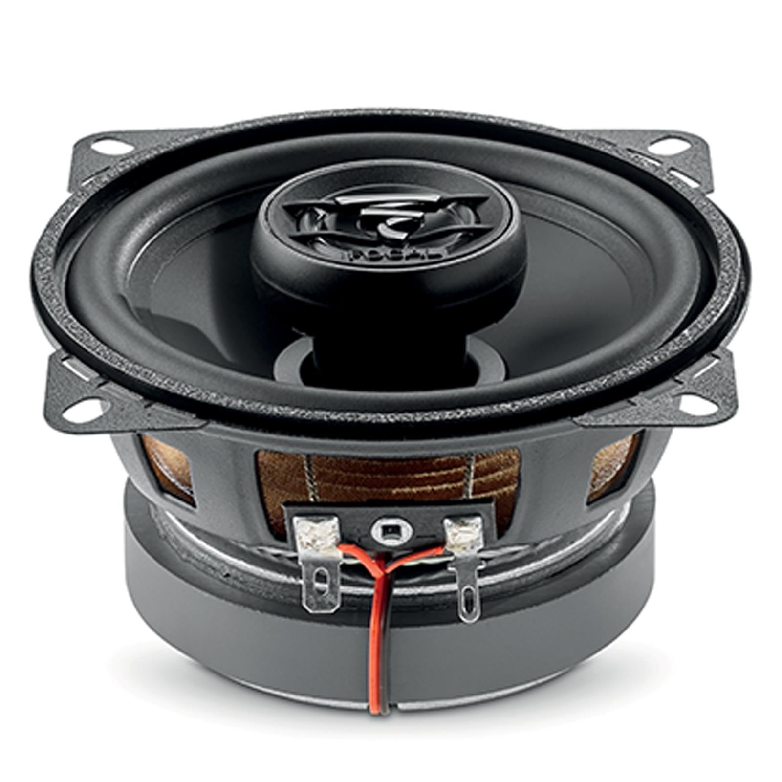 Focal ACX100 100mm/10cm/4" Car Door Coaxial Speakers (Per Pair Max 120 watts | 60 watts RMS) Each Speaker: Max 60 watts | RMS 30 watts [Woofer/Tweeter/Crossover]