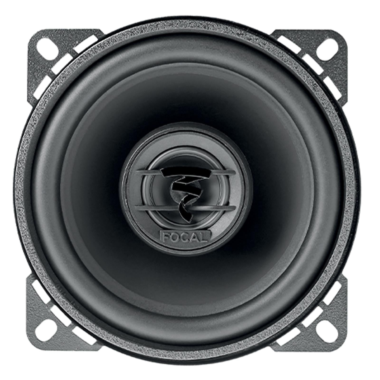 Focal ACX100 100mm/10cm/4" Car Door Coaxial Speakers (Per Pair Max 120 watts | 60 watts RMS) Each Speaker: Max 60 watts | RMS 30 watts [Woofer/Tweeter/Crossover]