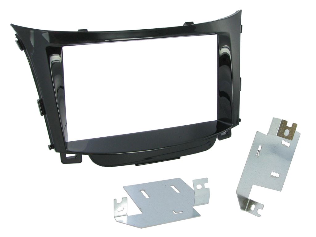 SONY 6.2" Screen Blutooth Double Din Stereo Fitting Kit + Steering Wheel Stalk Controls to fit Hyundai i30 2012-17