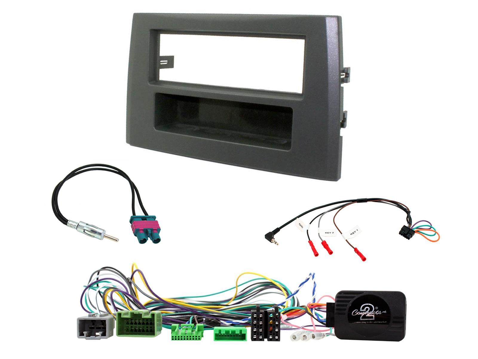 Connects2 CTKVL03 - Volvo XC90 2004 - 2014 Single Din Fascia and Steering Wheel Interface Installation Kit
