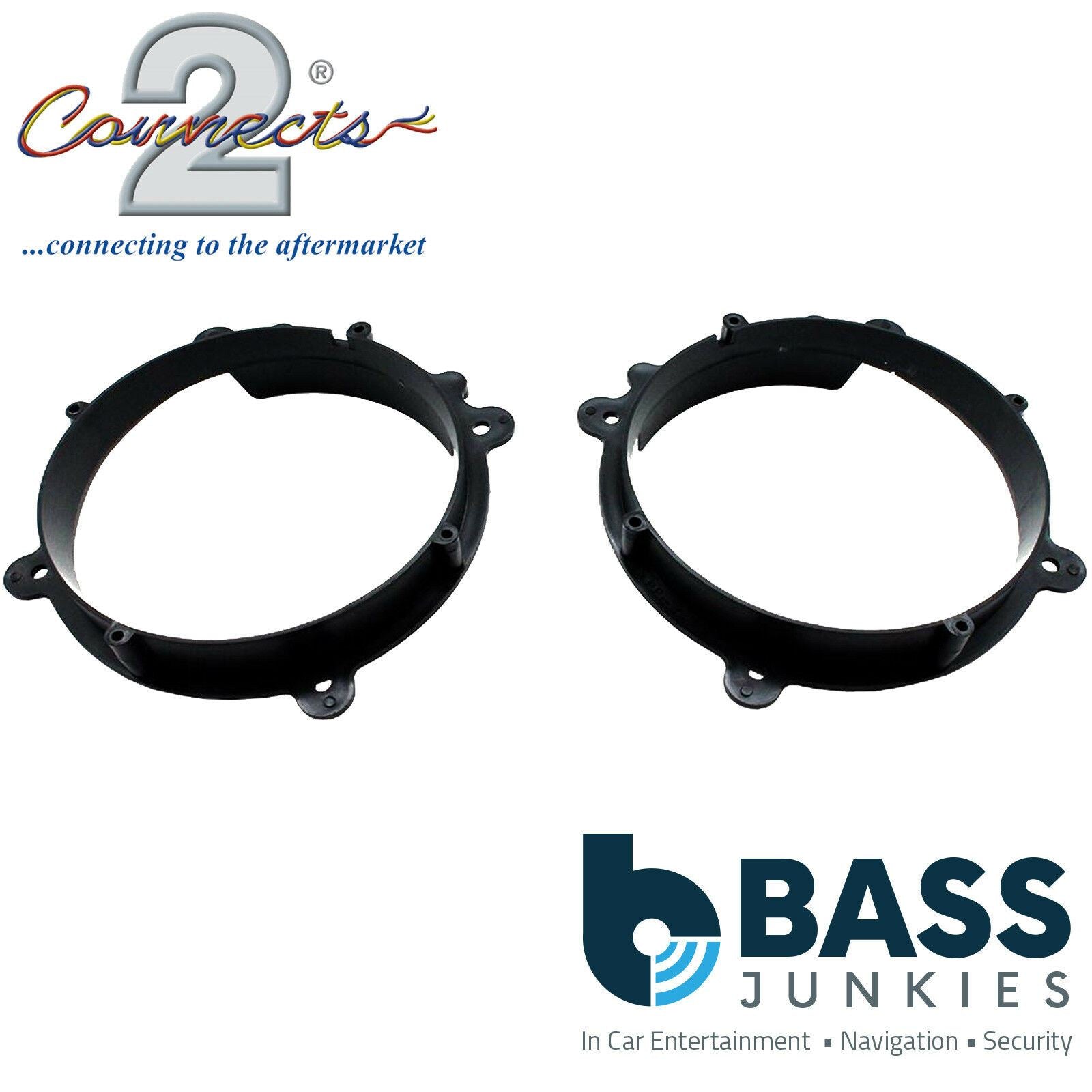 Connects2 CT25VX10 - Vauxhall Antara 2013 Onwards 165mm 6.5" Front Door Car Speaker Adapter Brackets