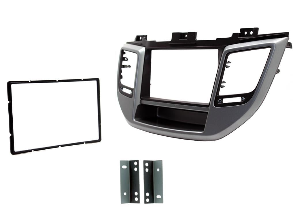 Connects2 CTKHY23 Hyundai Tucson 2015 Onwards Double Din Car Fascia Steering Wheel Interface Kit