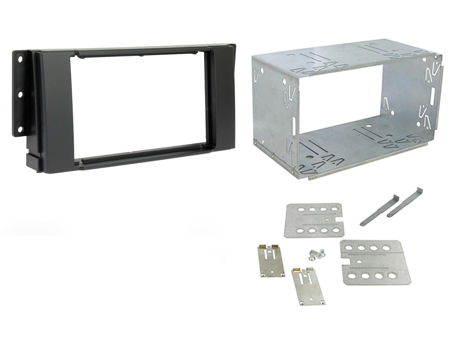 Connects 2 CTKLR06 - Land Rover Range Rover Sport 2005 - 2009 Double Din Fascia & Steering Wheel Interface Installation Kit