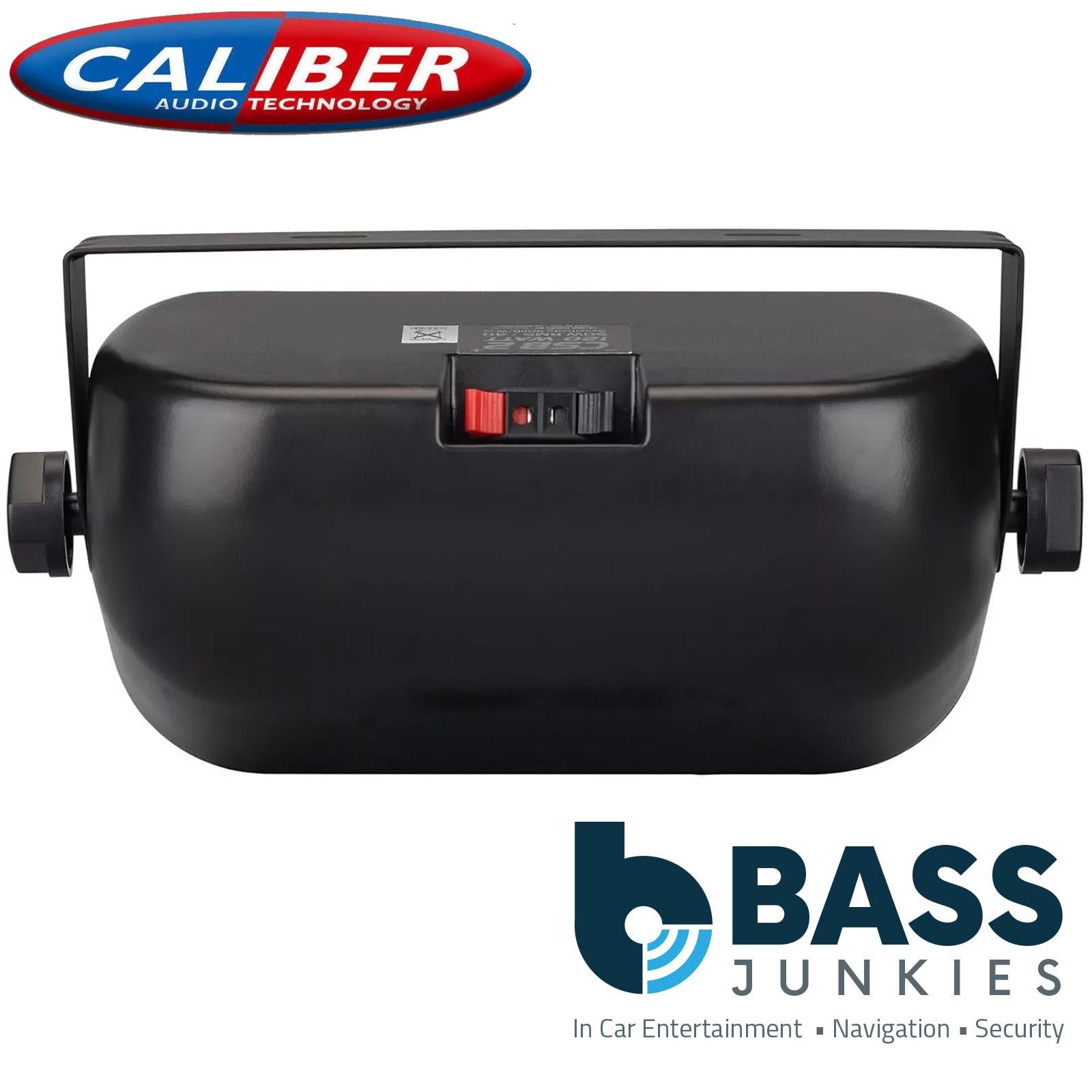 Caliber CALCSB2 - 120 Watts 3 Way Car Van Motorhome Boat Truck HGV JCB & Campervan Pod Speakers with Brackets