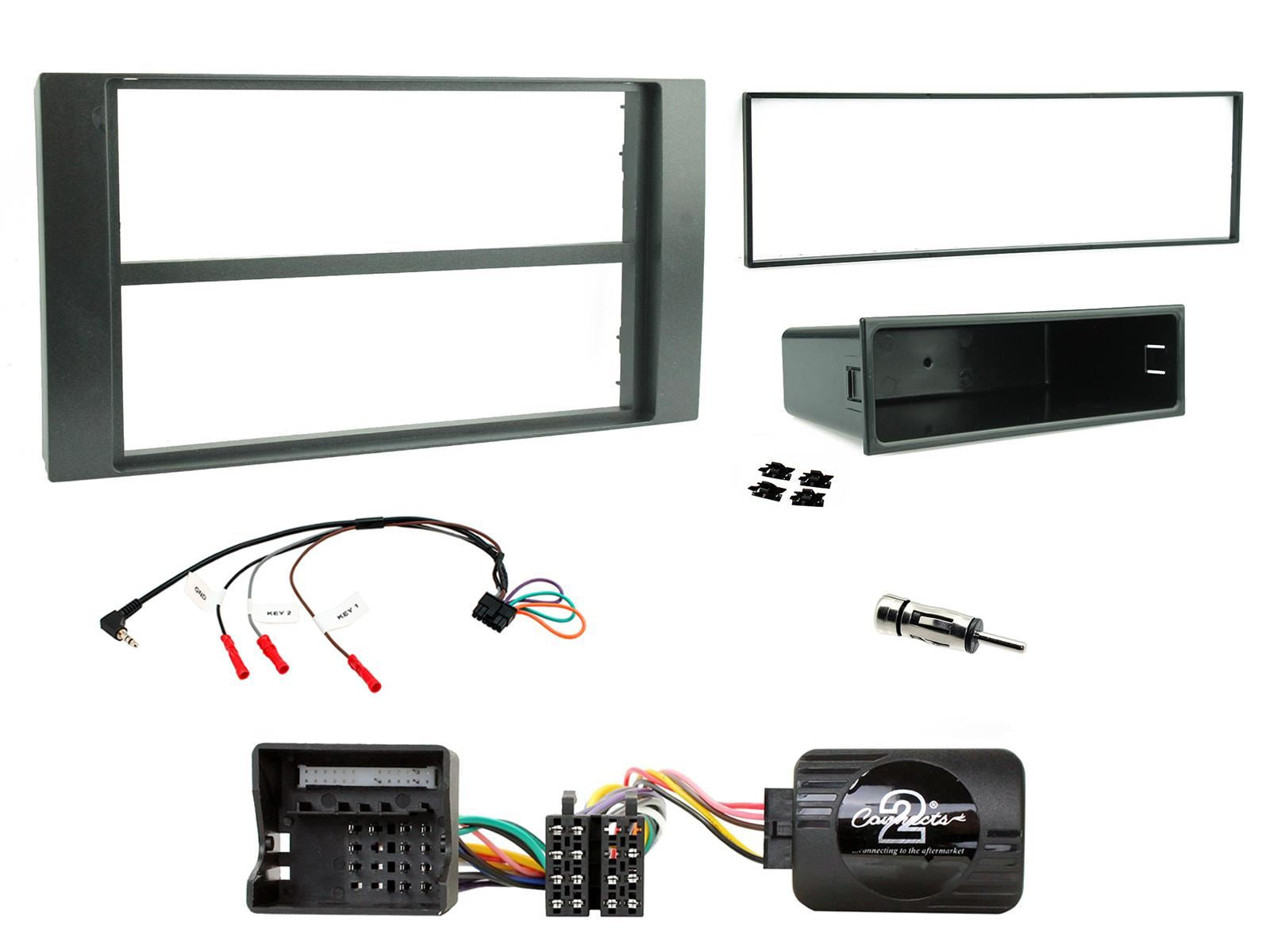 Connects2 CTKFD56 Ford Focus 2004 - 2007 Car Stereo Double Din Fascia Fitting Kit