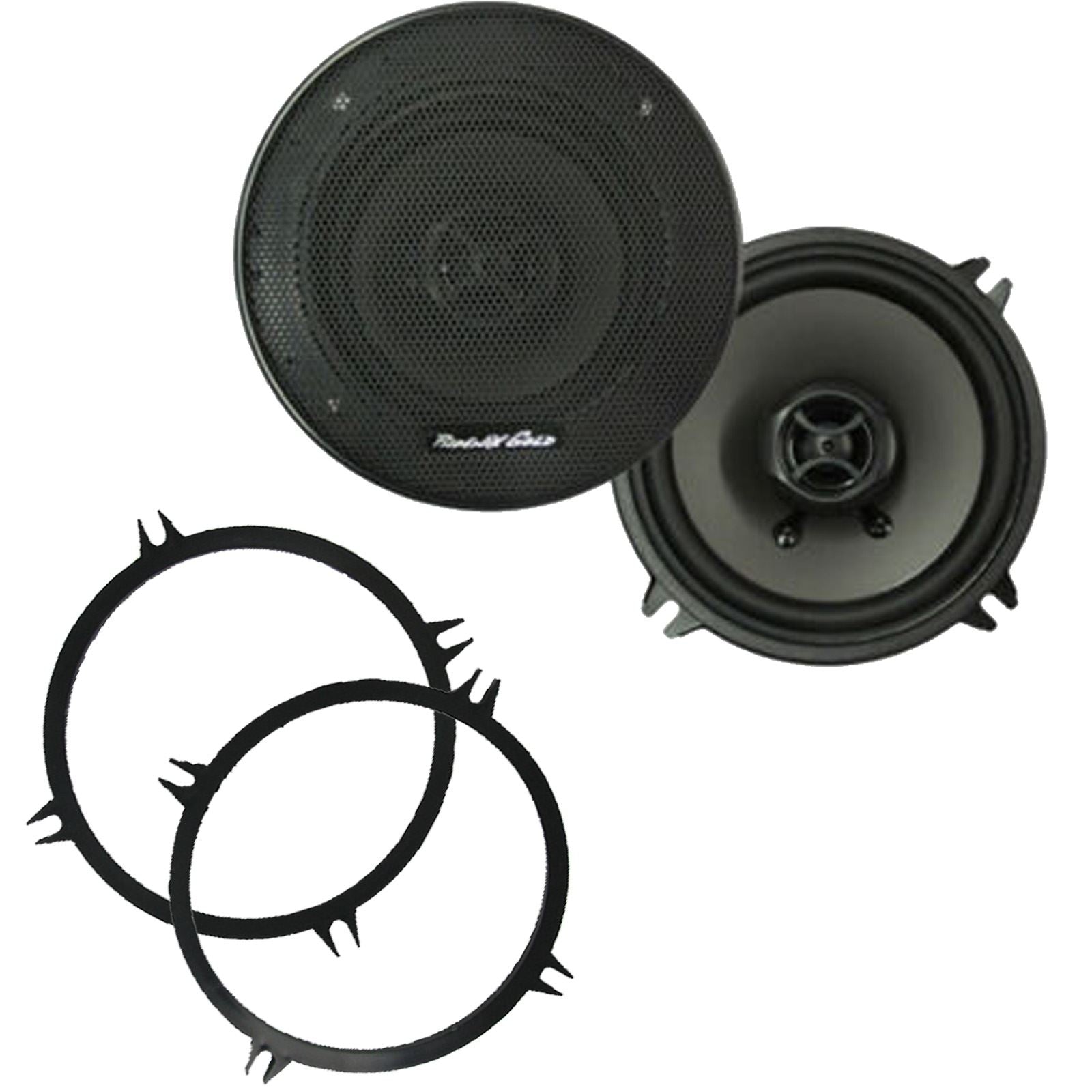 Phoenix Gold Z5CX 2-Way 130mm/13cm/5.25" Coaxial Speakers (Per Pair 280 Watts) Fits Universal