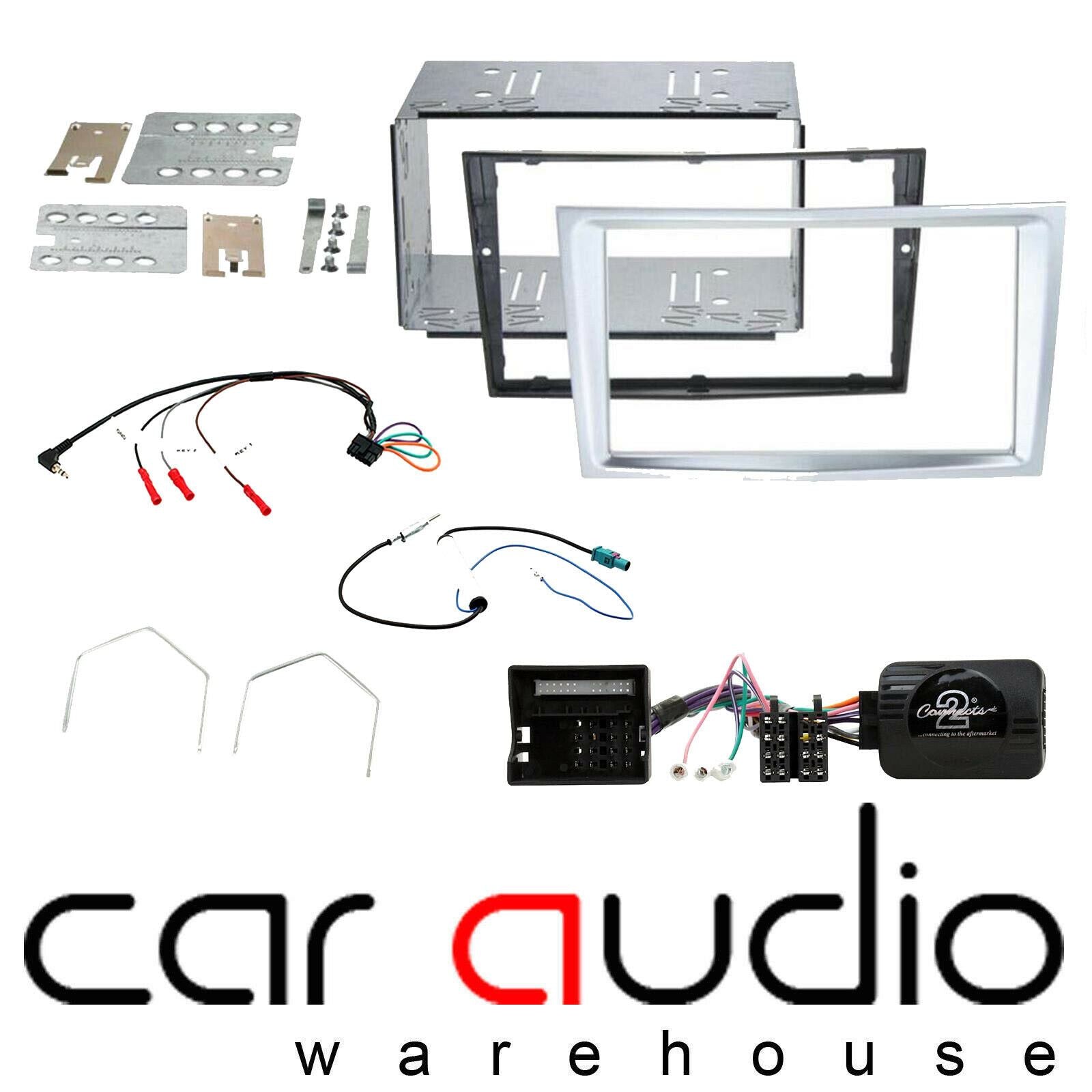 Connects2 CTKVX10 - Vauxhall Double Din Fascia & Steering Wheel Interface Installation Kit