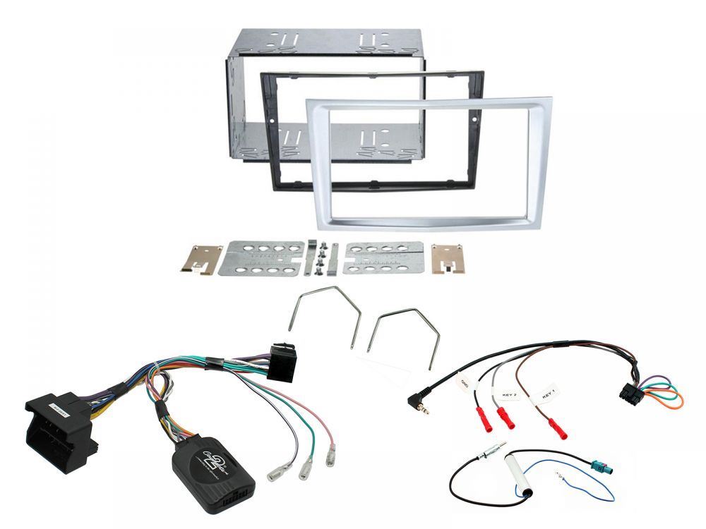 Connects2 CTKVX10 - Vauxhall Double Din Fascia & Steering Wheel Interface Installation Kit