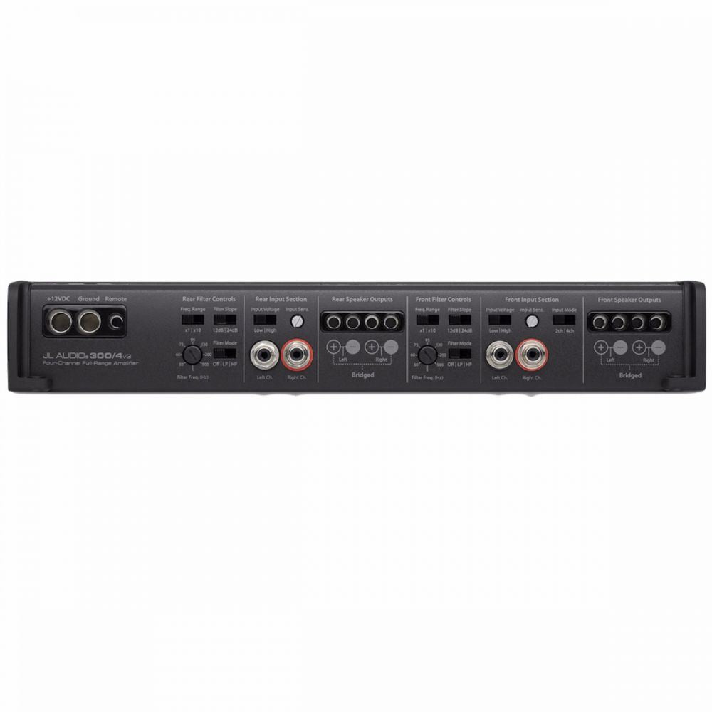 JL Audio 300/4V3 300 Watts 4 Channel Class A/B Full-Range Amplifier