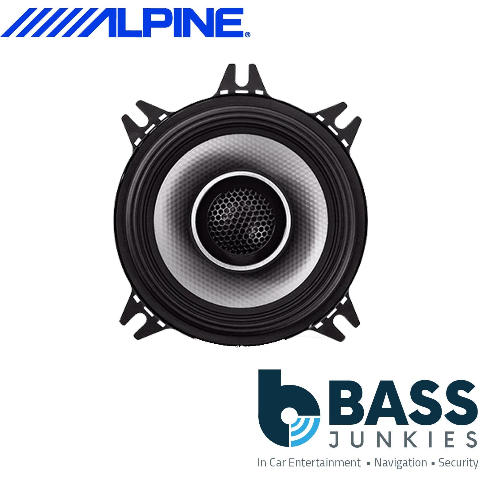 Alpine S-S40 S-Series 100mm/10cm/4" 2-Way Coaxial Car speakers (Per Pair Max 240|90 watts RMS) Fits Honda HR-V 2001-05