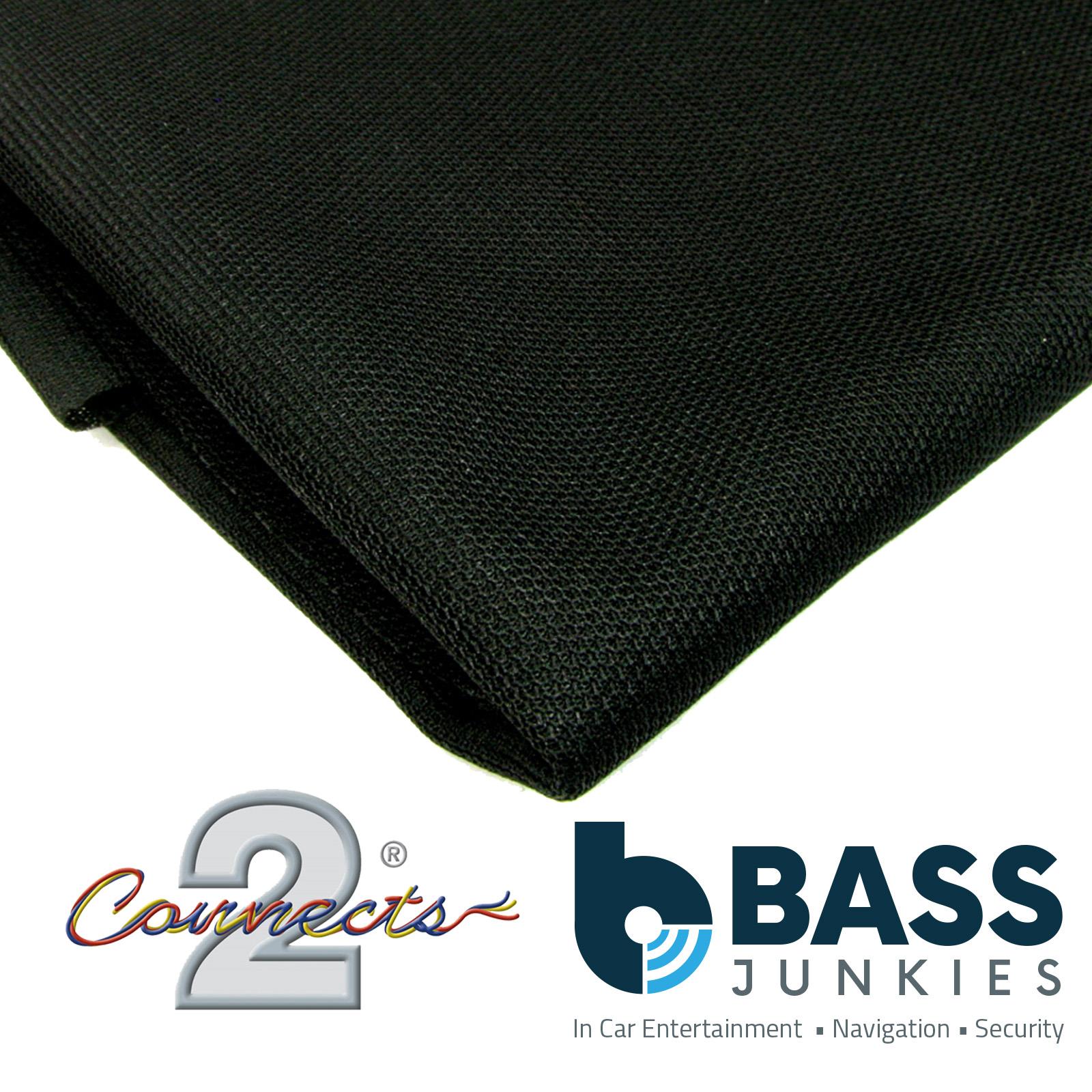 Connects2 CT64-01 Black Acoustic Speaker Grille Cloth Approx Size 70cm x 140cm