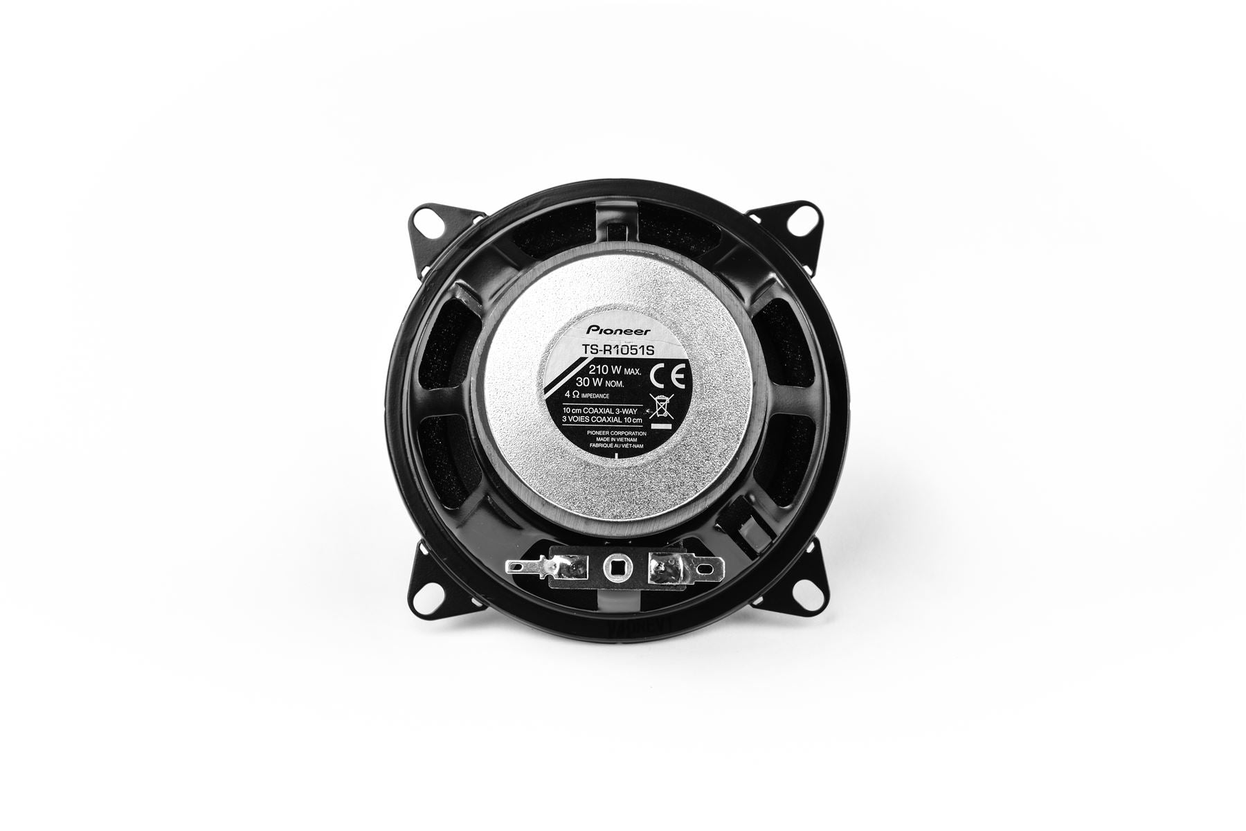 Pionner TS-R1051S 100mm/10cm/4" 3 Way Coaxial Car speakers (Per Pair Max 420|60 watts RMS) Fits Renault Twingo 1993-00