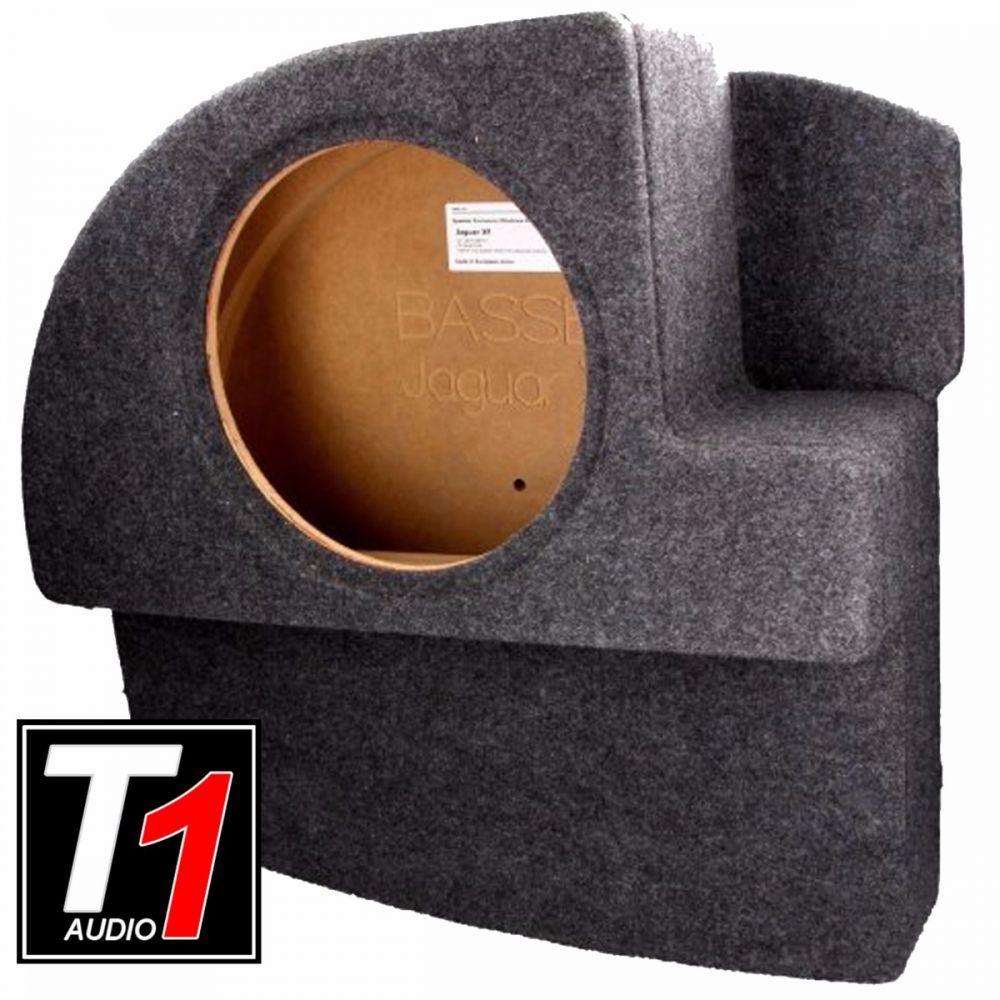 T1 Audio - Jaguar XF 2008 Onwards Spare Wheel Custom Fit 12" Car Sub Subwoofer Bass Box