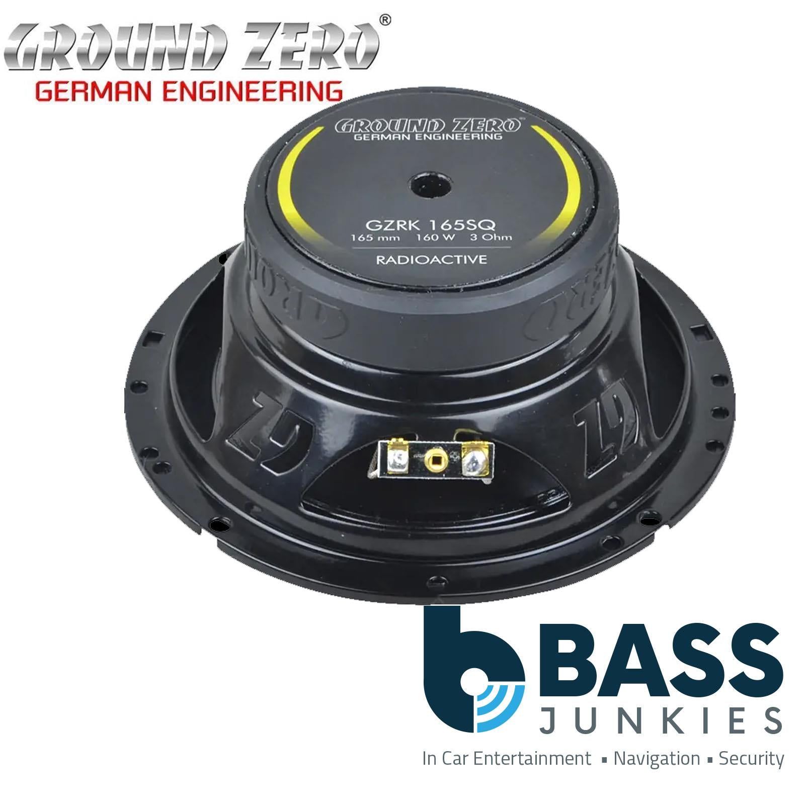 Ground Zero Radioactive GZRK 165SQ - 165mm / 6.5" 110 WRMS Midwoofer