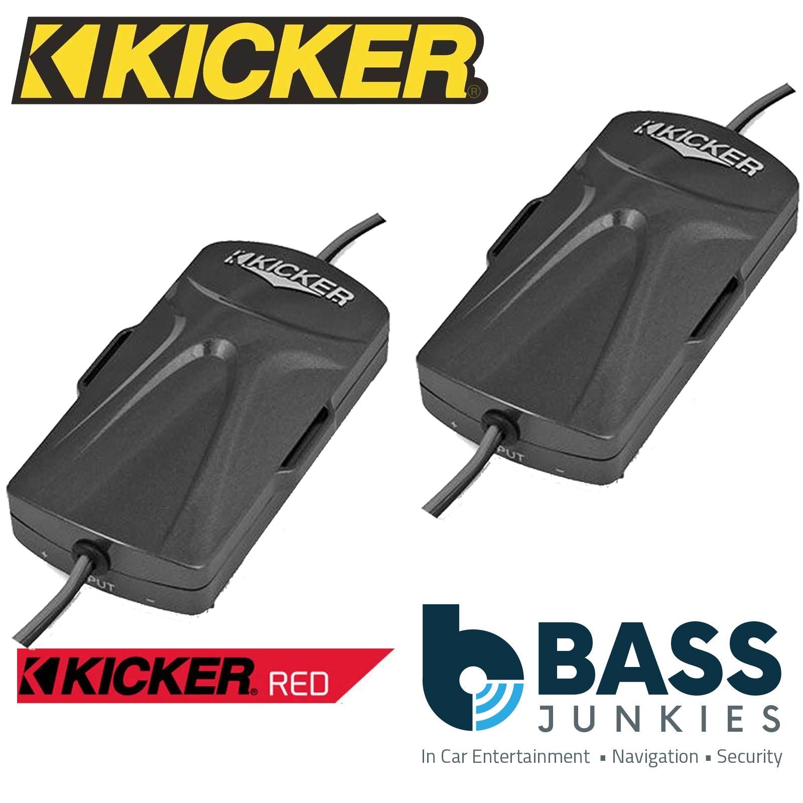 Kicker KS25 - 1" 25mm 300 Watts Car Stereo Aluminum Silk Dome Tweeters Pair