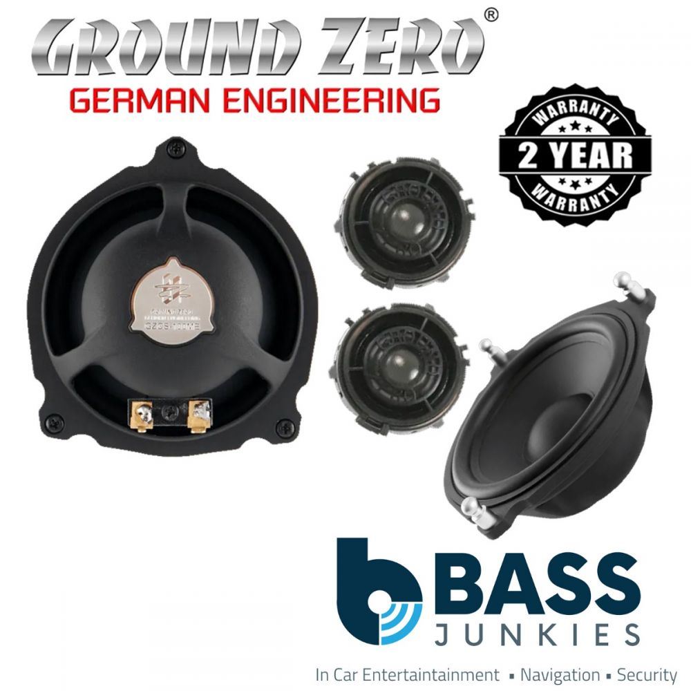 Ground Zero GZCS 100MB - 4" 2 Way 100 Watts Max 4 ohm Mercedes Speaker System