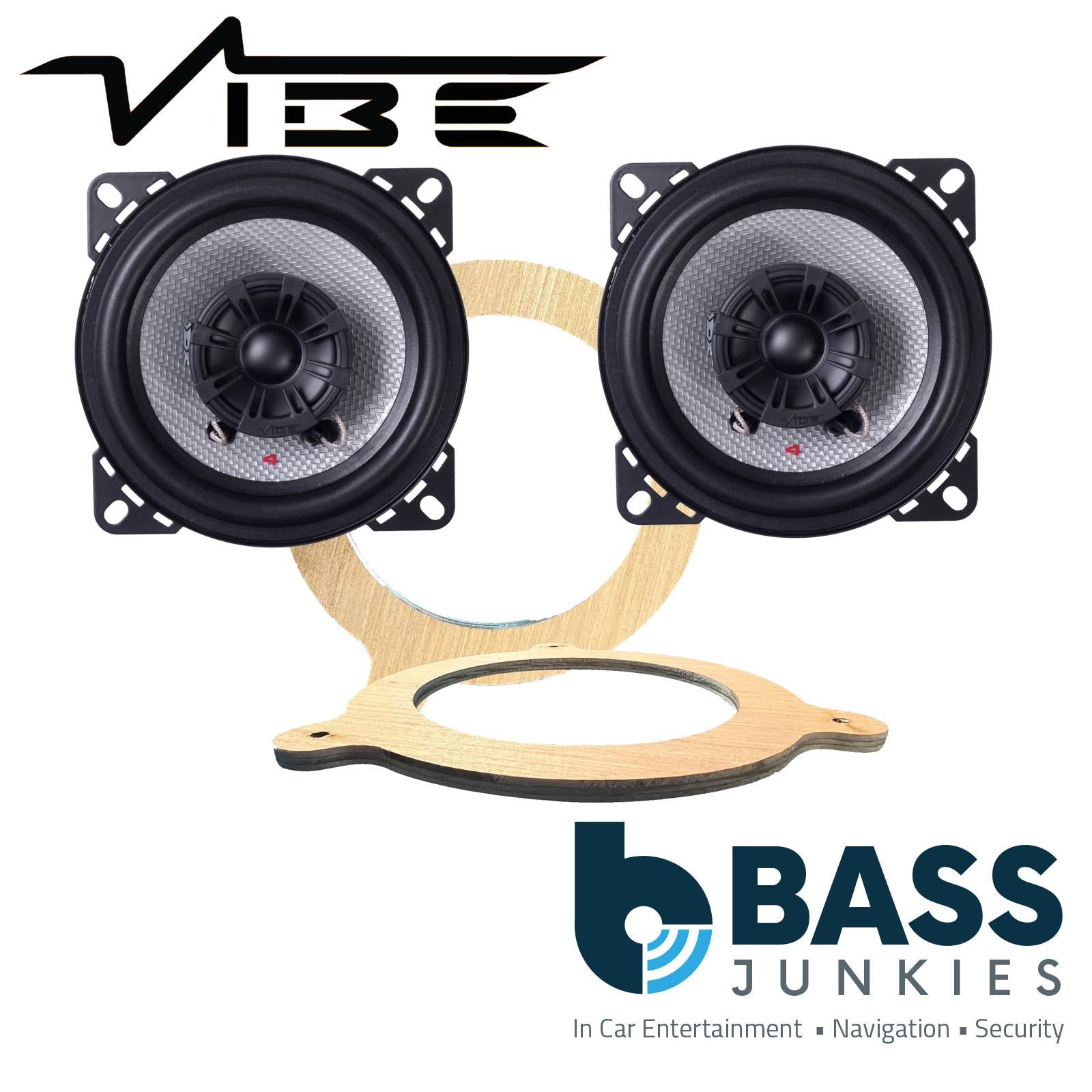 Vive PULSE4 100mm/10cm/4" 2-Way Coaxial Car speakers (Per Pair Max 240|80 watts RMS) Fits BMW 3-Series (Convertible) 1998-06