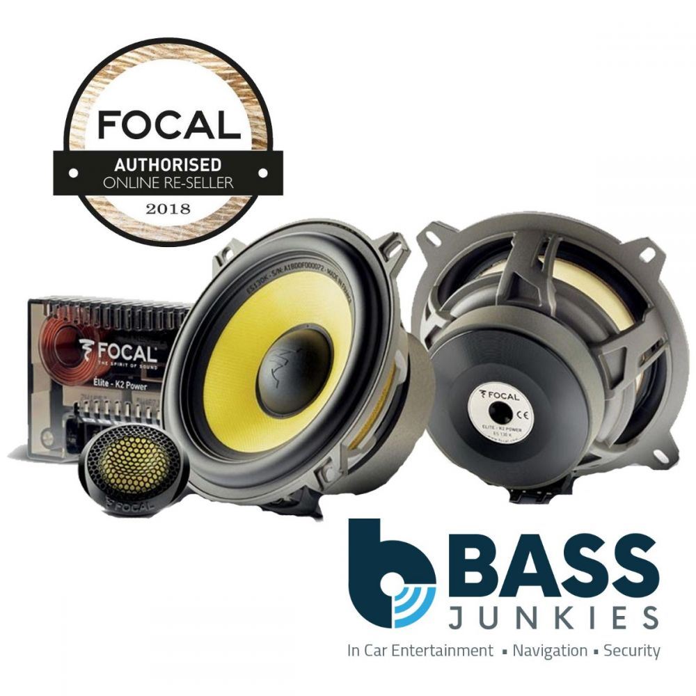 Focal ES130K - ELITE New K2 Power, 160 Watts 130mm 5.25" 2 Way Car Component Set,TNK Tweeter 80W (RMS)