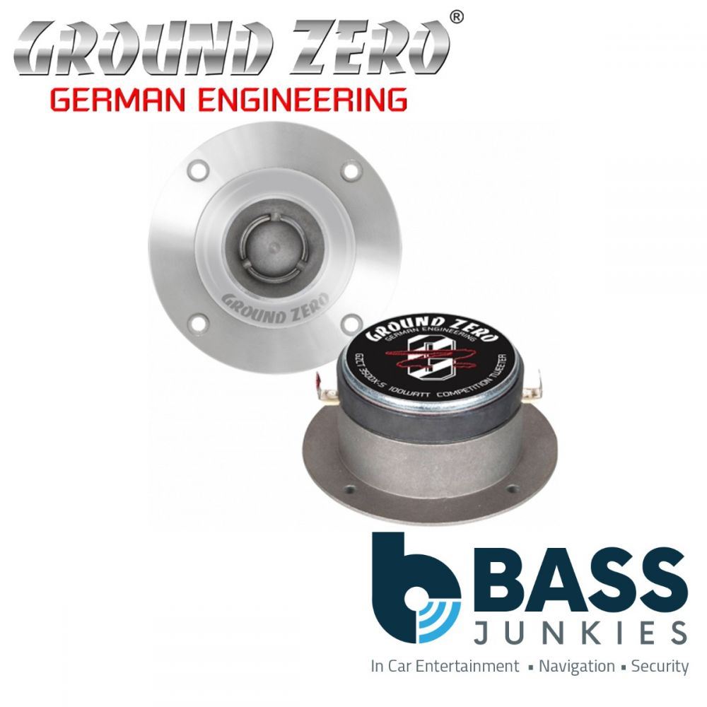 Ground Zero GZCT 3500X-S - 4.02” Inch 102mm 100 Watts High power Horn Compression Tweeter - Single