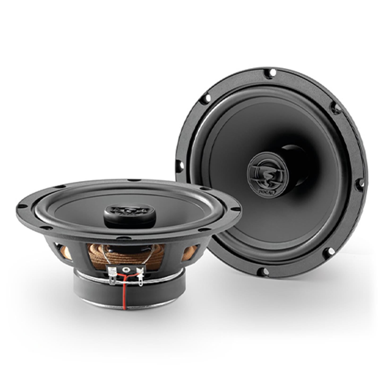 Focal ACX165 165mm/16.5cm/6.5" Car Door Coaxial Speakers (Per Pair Max 240 watts | 120 watts RMS) Each Speaker: Max 120 watts | RMS 60 watts [Woofer/Tweeter]