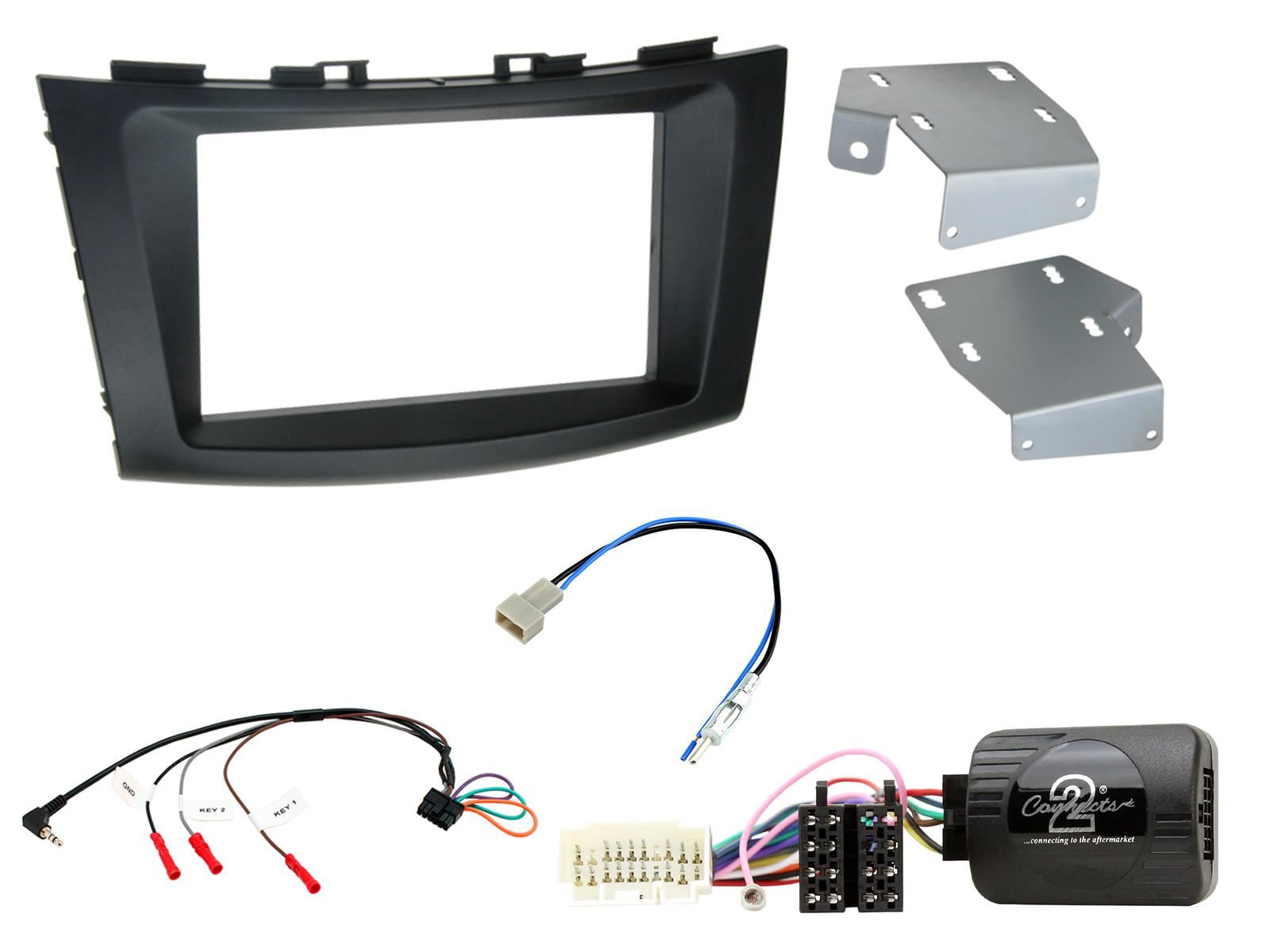 Connects2 CTKSZ09 - Suzuki Swift 2011 Onwards Double Din Fascia Installation Kit