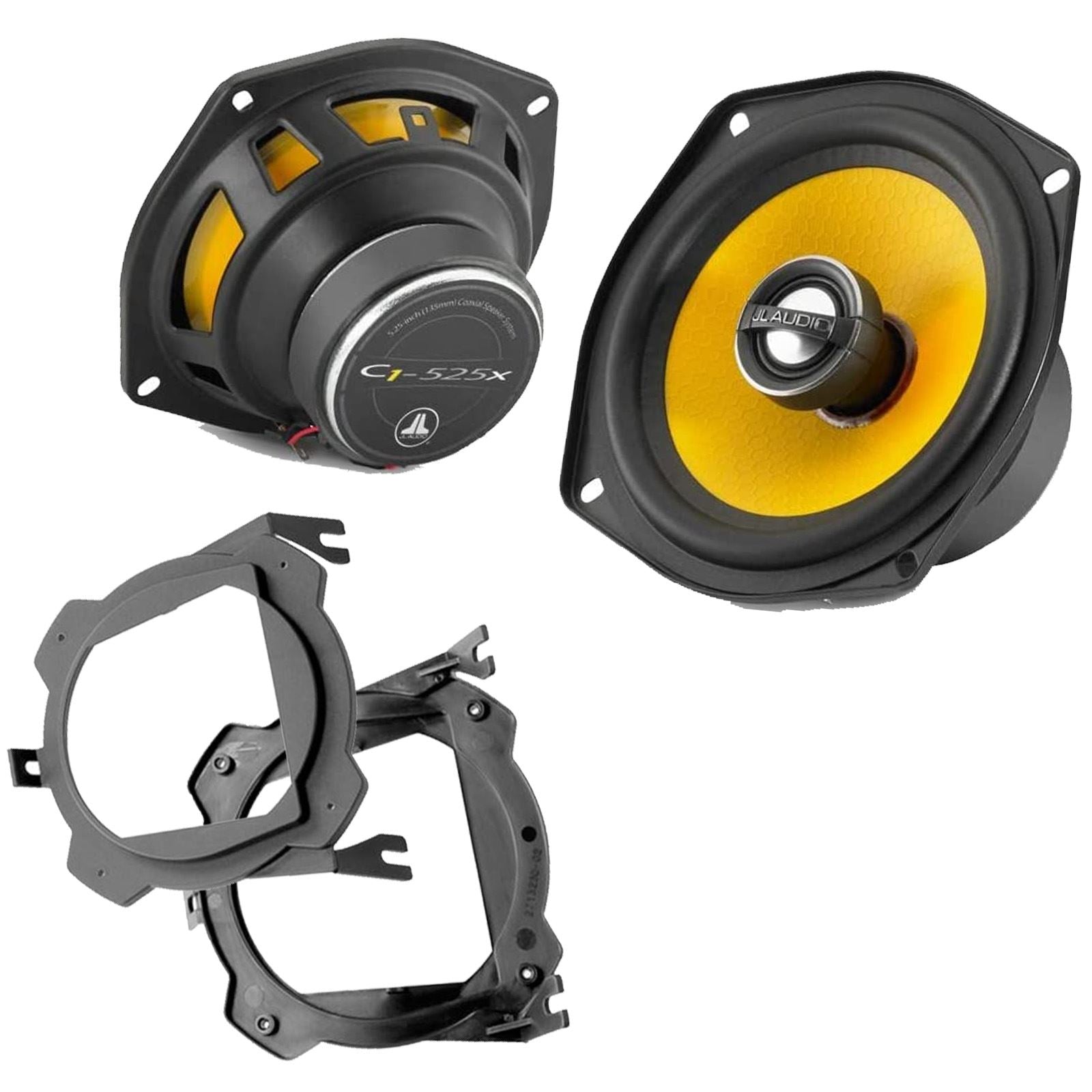 JL Audio C1-525X 2-Way 130mm/13cm/5.25" Coaxial Speakers (Per Pair 450 Watts) Fits Vauxhall Corsa 1993-06 | Tigra 94-00