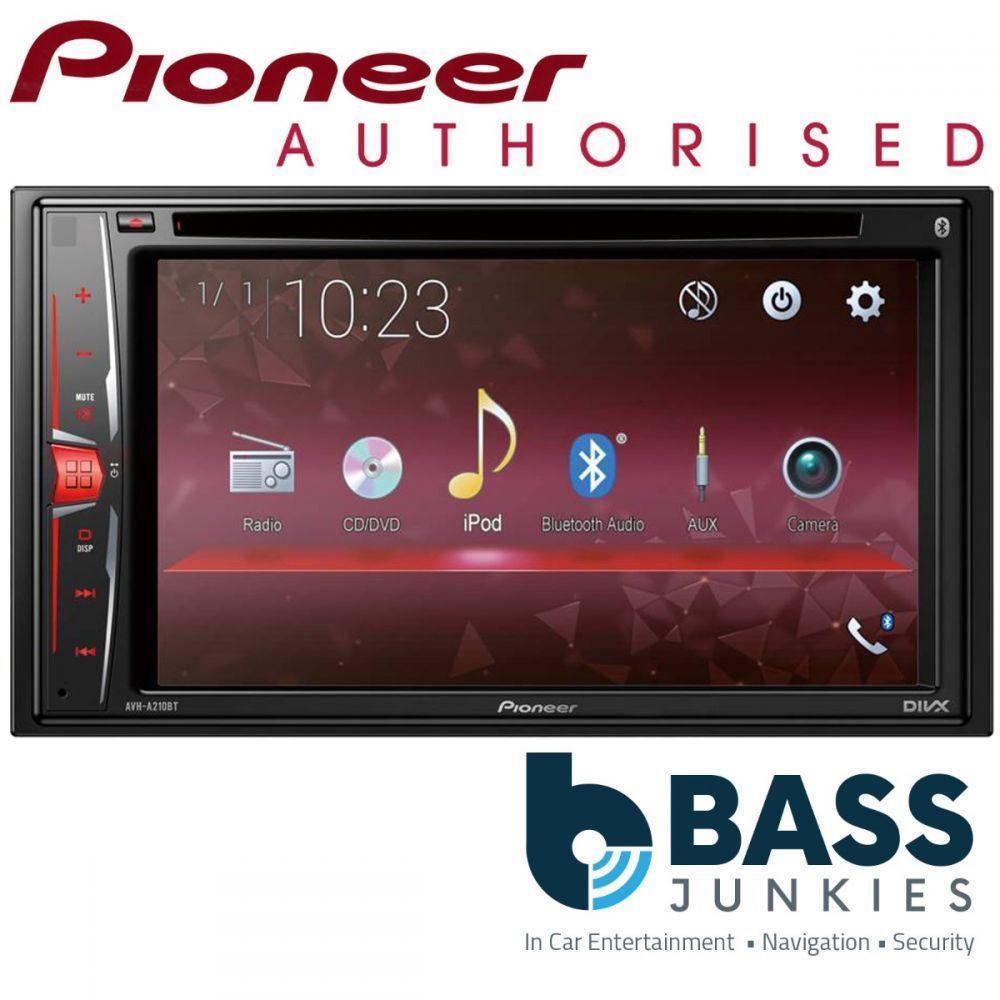 Pioneer AVH-A210BT-  6.2" Double Din DVD Bluetooth CD MP3 USB Aux Car Radio Stereo Player