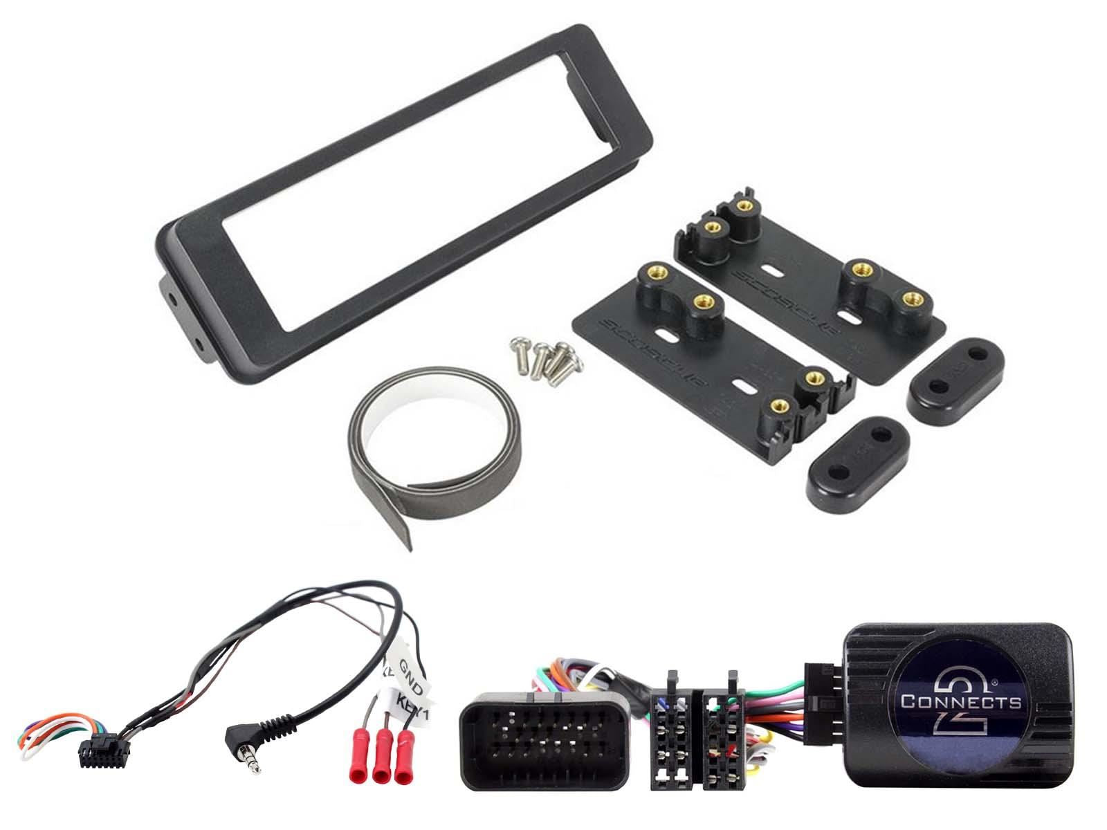 Connects2 CTKHA01 Harley Davidson Road-Glide-FLTR Double Din Car Stereo Fascia Fitting Kit