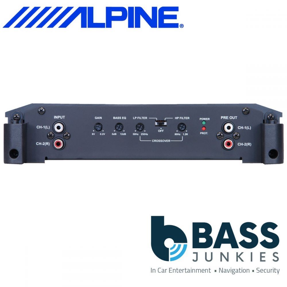 Alpine BBX-T600 2 Channel 300 Watts Car Stereo Amp Amplifier