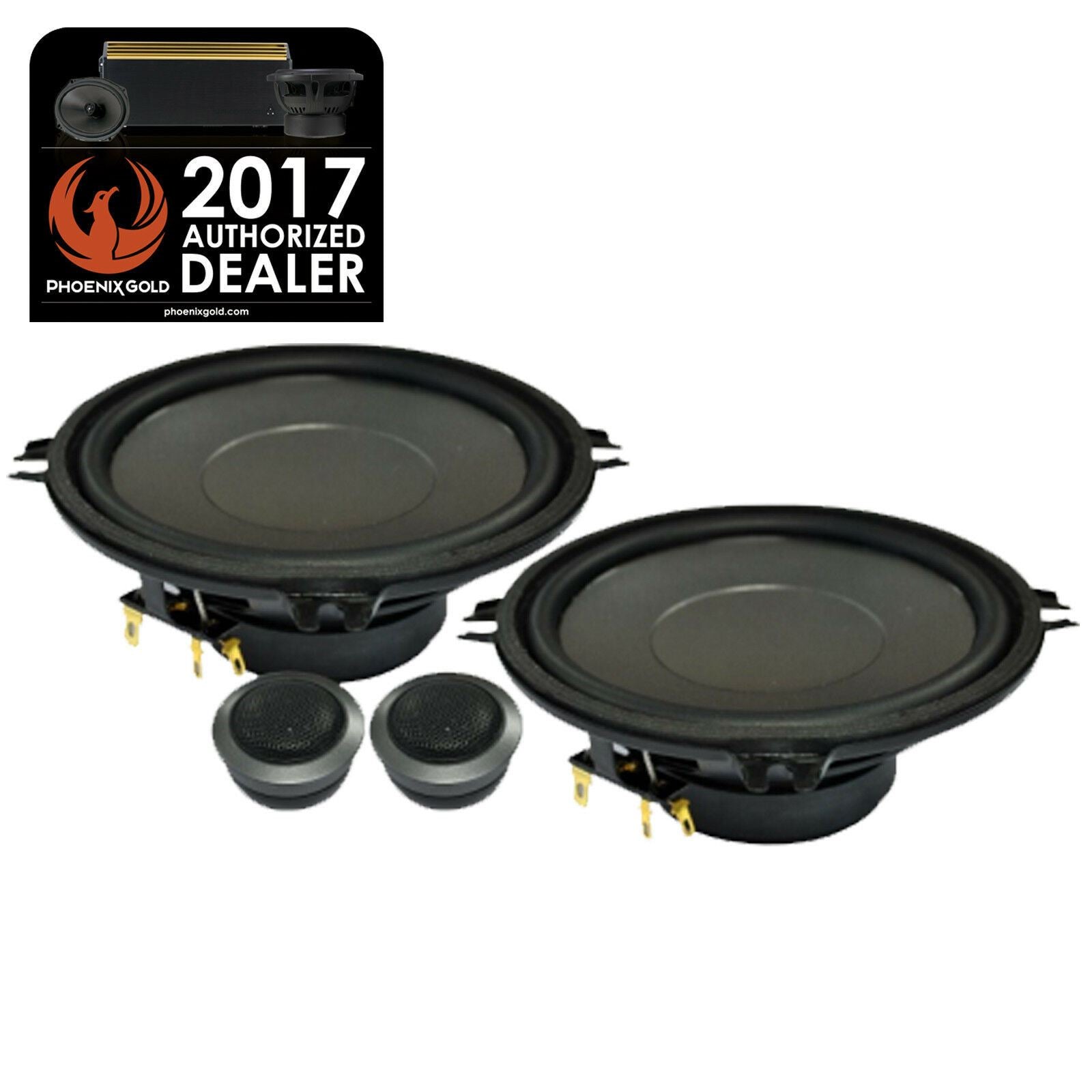 Phoenix Gold Z5CS - Z Series 5.25" Inch 140 Watts 2-Way Component Car Speakers Kit