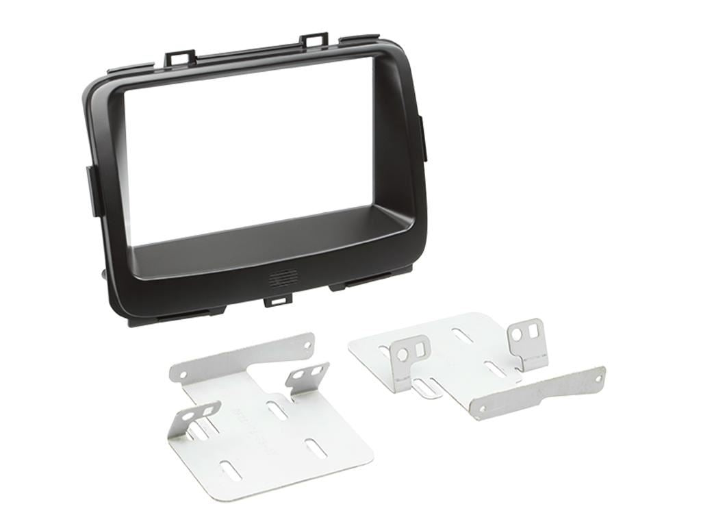 Grundig 6.8" Apple Android Double Din Stereo Fitting Kit + Steering Wheel Stalk Controls to fit Kia Carens 2013-