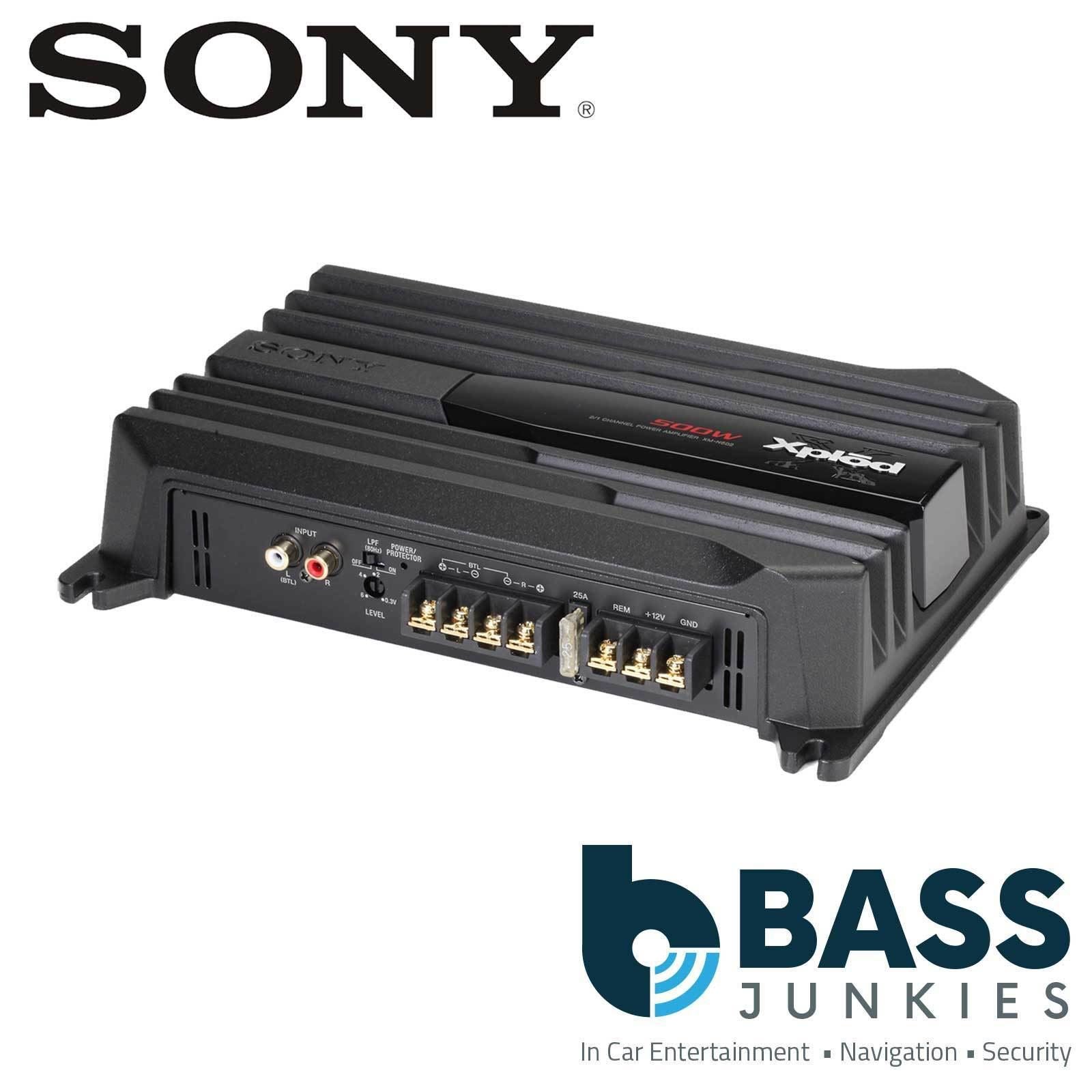 Sony XM-N502 - 500 Watts 2 Channel XPLOD Class A B Car Amplifier Amp