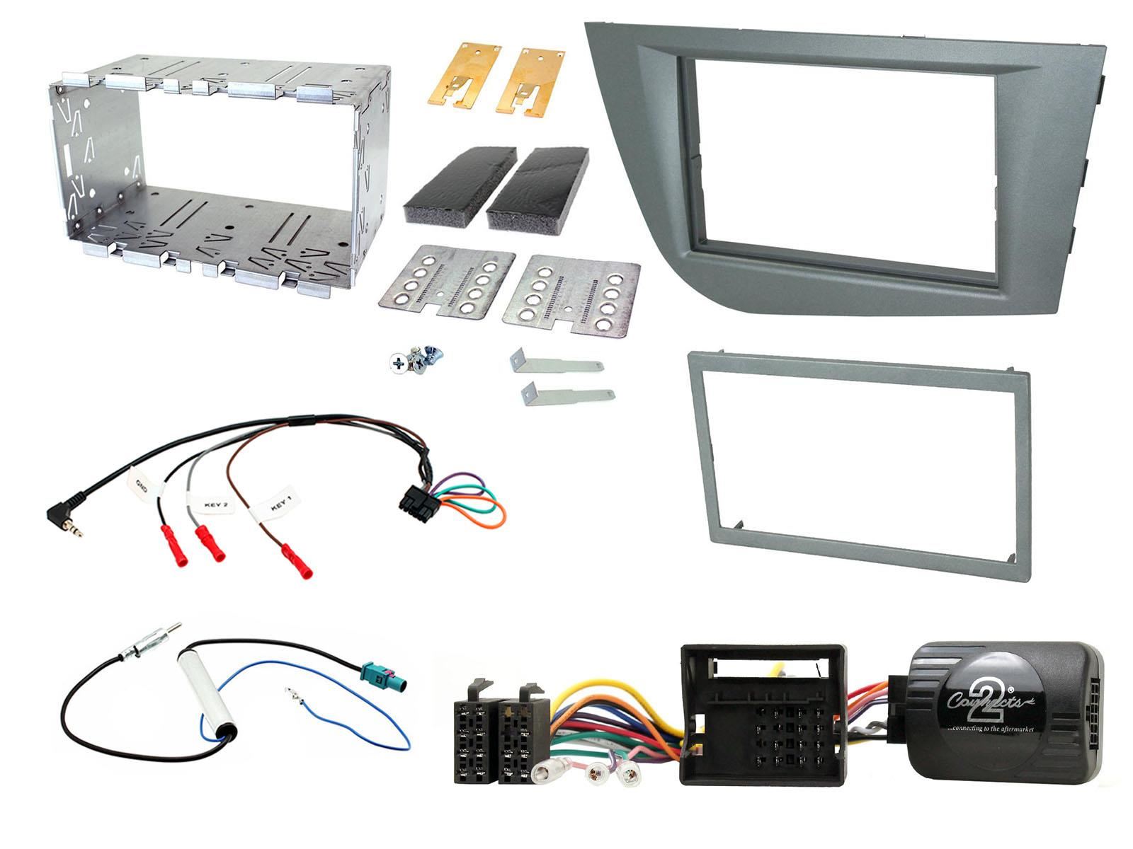 SONY XAV-1550D DAB+ Smart Bluetooth Car Radio + Stereo fitting kit + Steering Wheel Controls Loom Seat Leon	RHD Vehicles 2005-2012