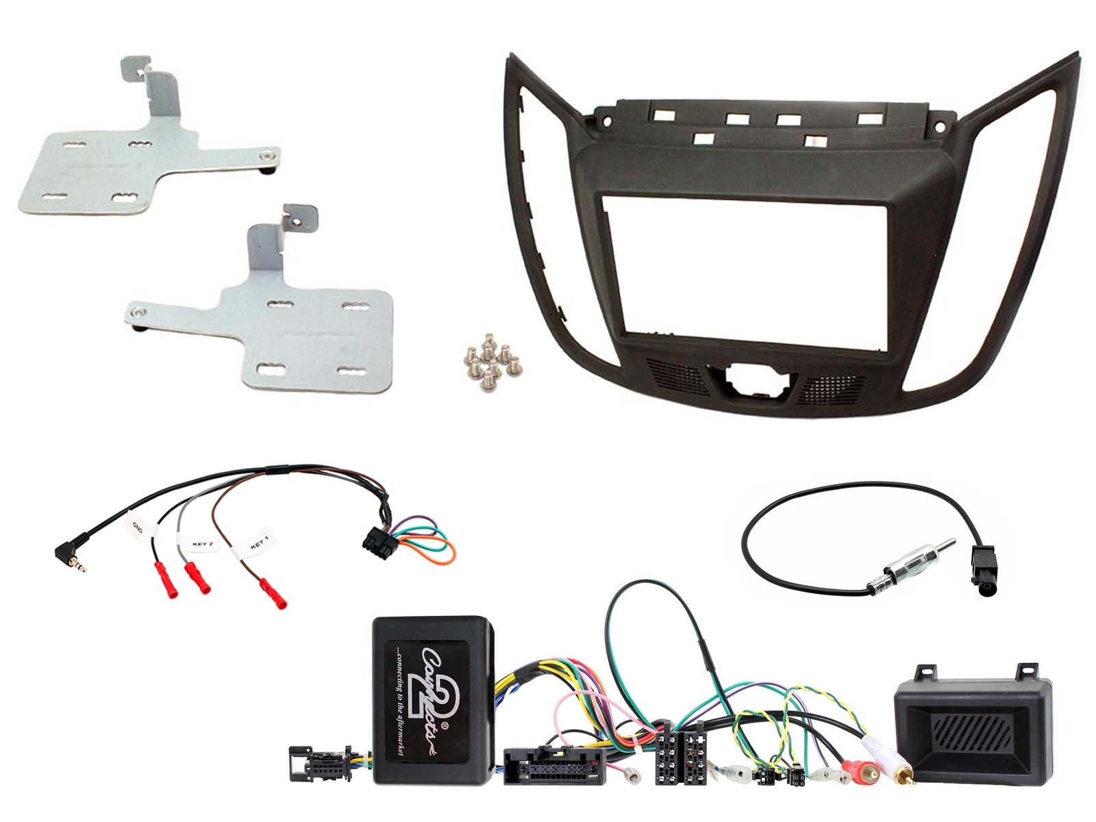 Connects2 CTKFD34 Ford C-Max 2011 On Car Stereo Fascia Steering Wheel Stalk Interface Kit