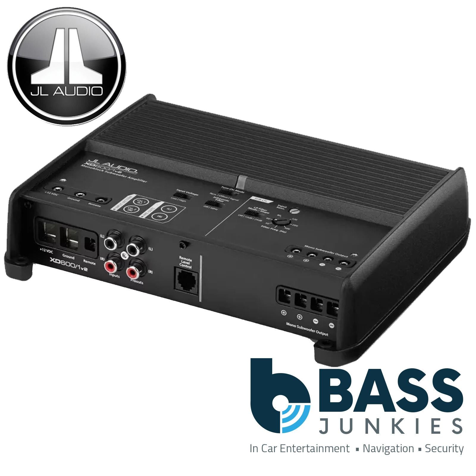 JL Audio XD600/1V2 - XDv2 600 Watts Monoblock Class D Subwoofer Car Amp Amplifier
