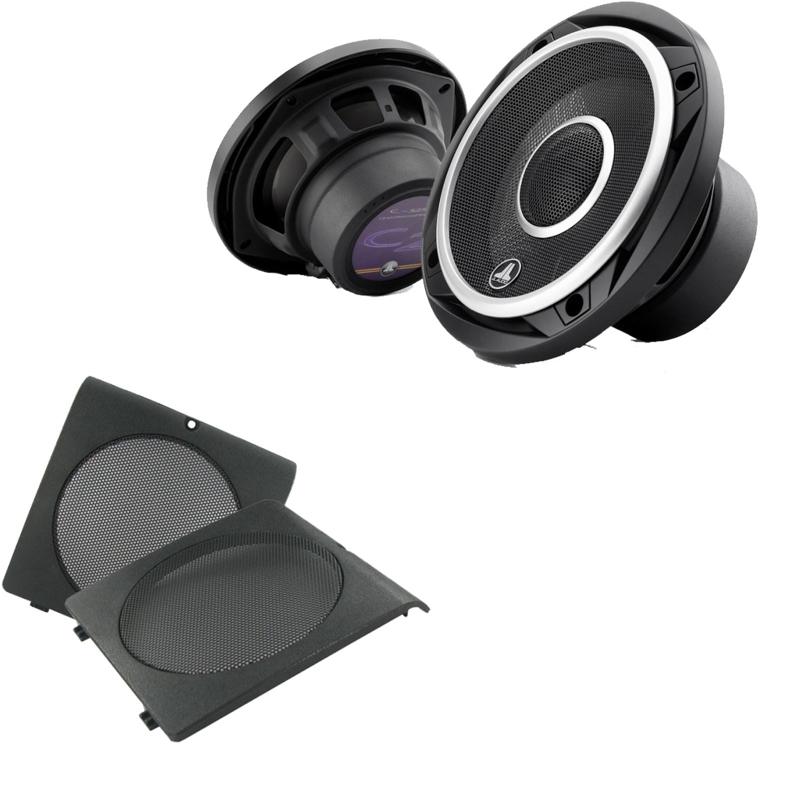 JL Audio C2-525X 2-Way 130mm/13cm/5.25" Coaxial Speakers (Per Pair 450 Watts) Fits VW Golf 1983-92 | Jetta 83-92