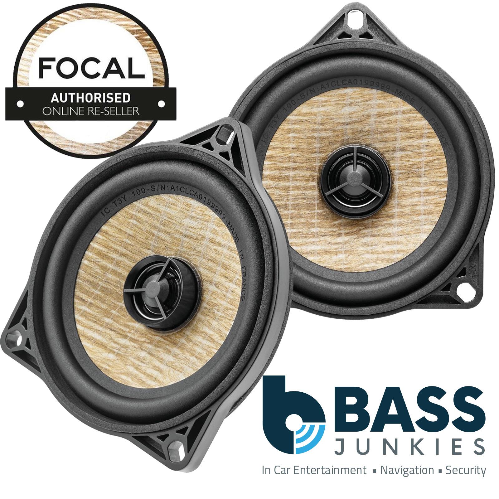 Focal ICT3Y100 - 4" 2 Way Coaxial Car Speakers to fit Tesla 3 & Y Models